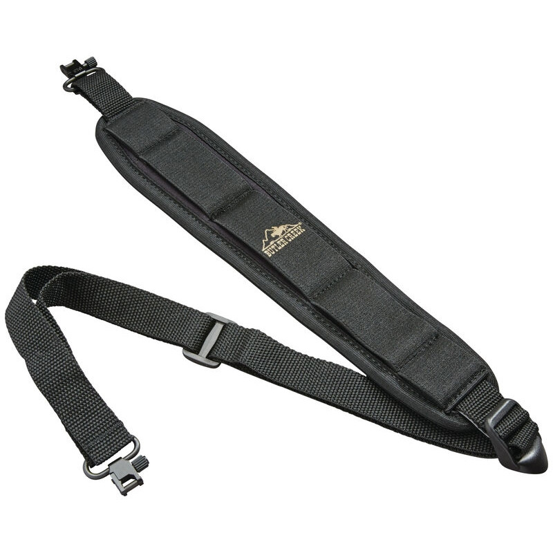 Comfort Stretch Rifle Sling W/Swivels Blk