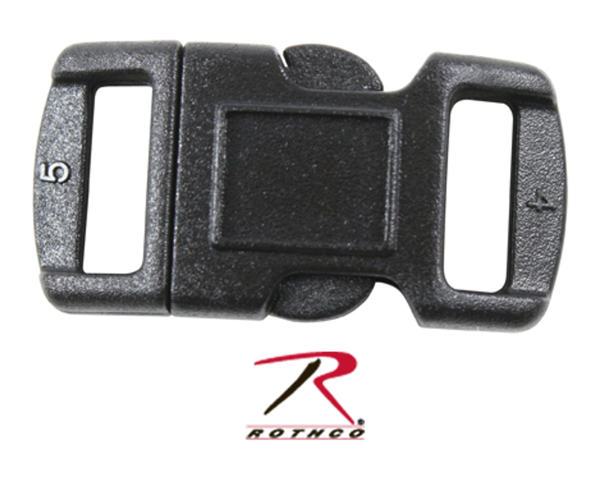 Rothco Side Release Buckle - 3/8" - Black