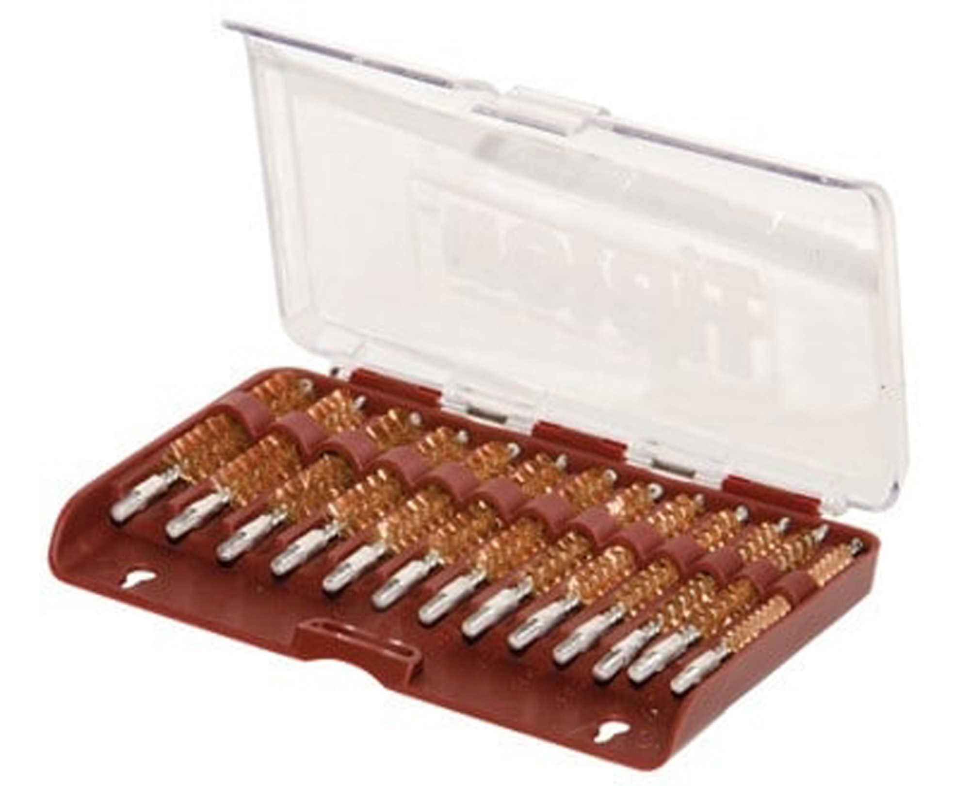 13 Piece Bronze Bristle Rifle Bore Brush Set