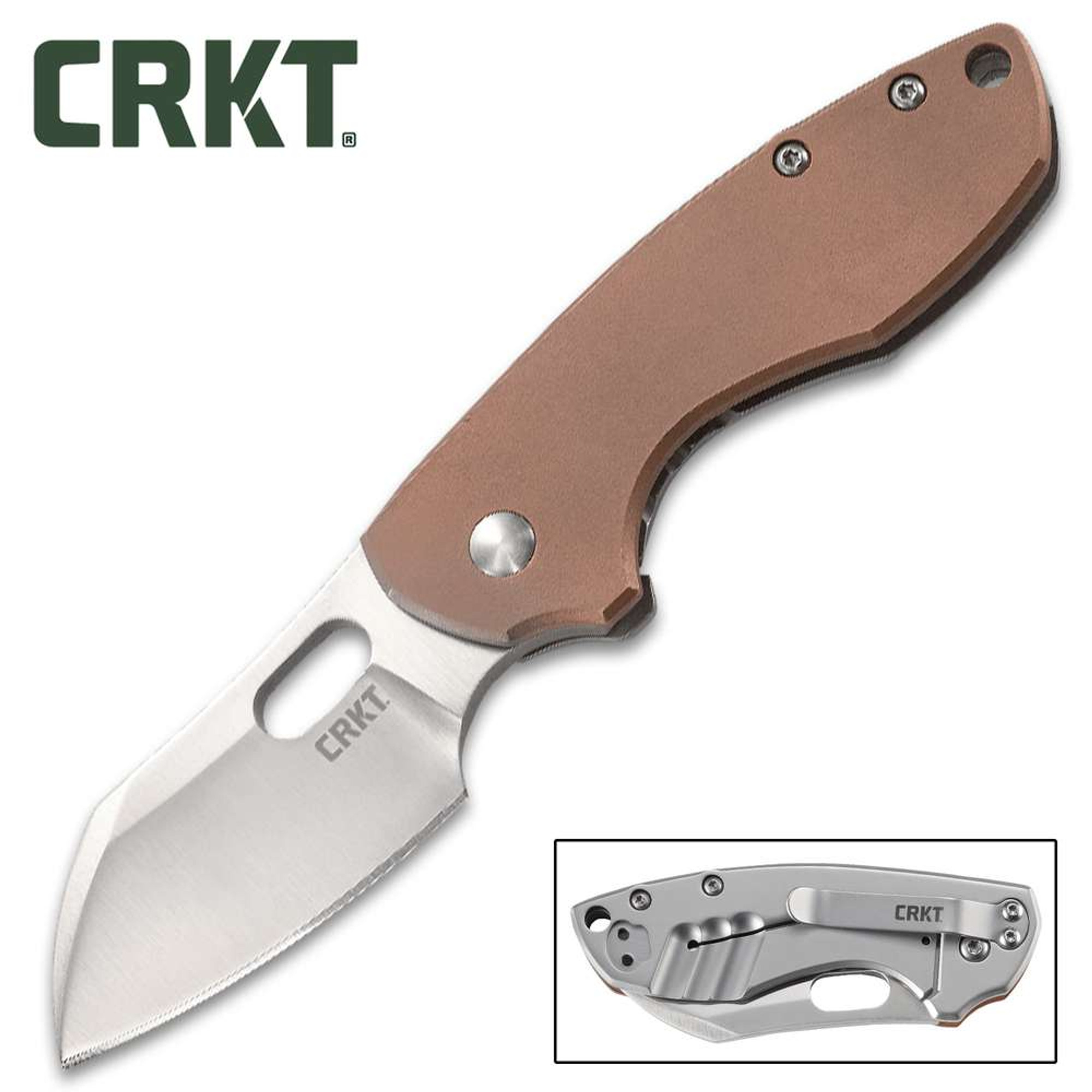 CRKT Pilar Copper Pocket Knife