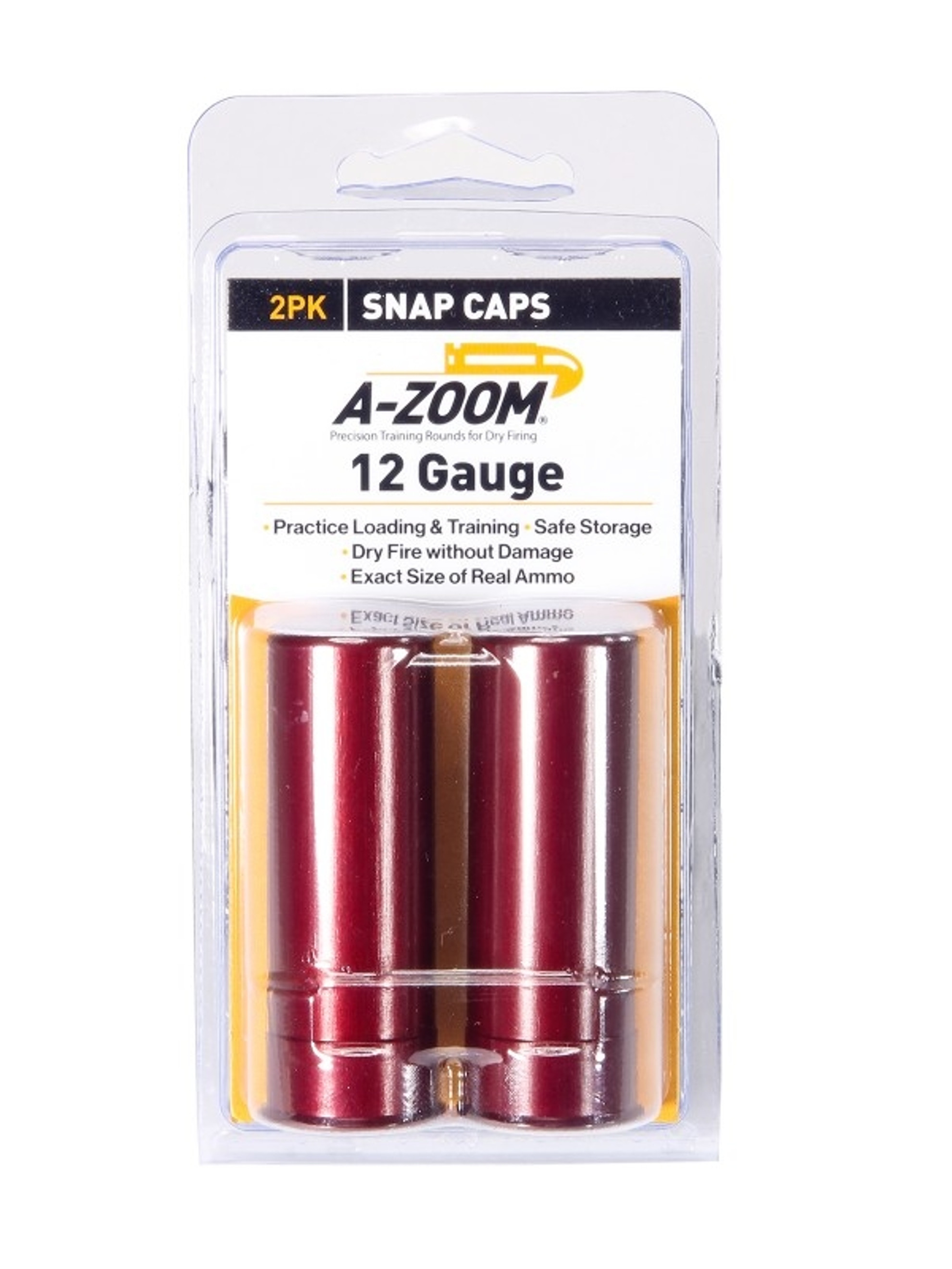 A-Zoom 12 Gauge Snap Caps 2/Pkg