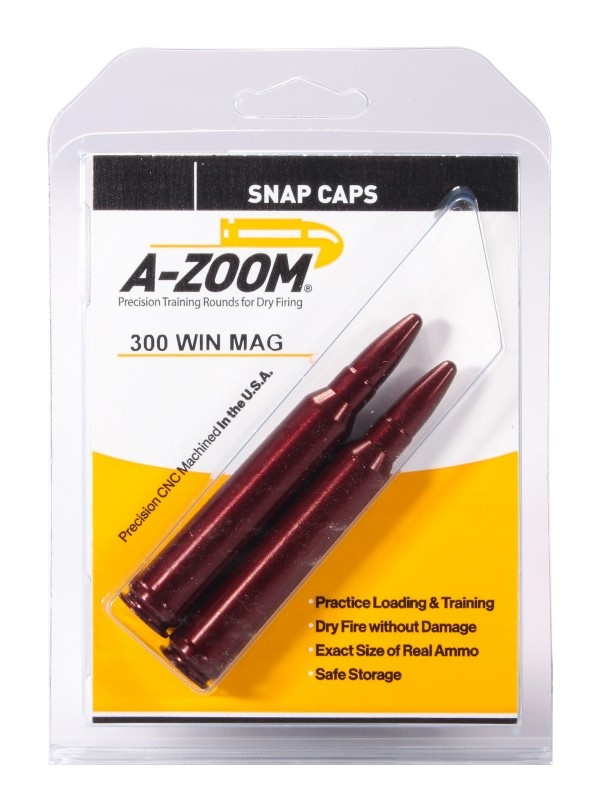 A-Zoom 300 Win Mag Snap Caps 2/Pkg