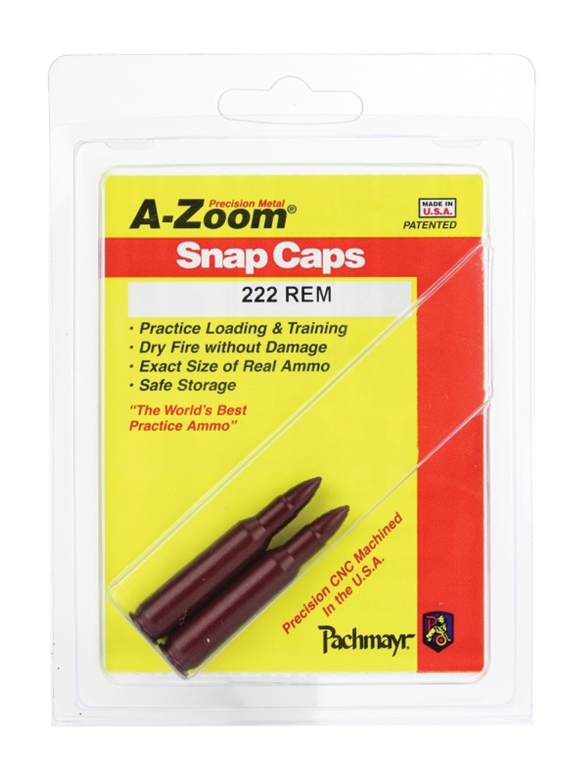 A-Zoom 222 REM Snap Caps 2/Pkg