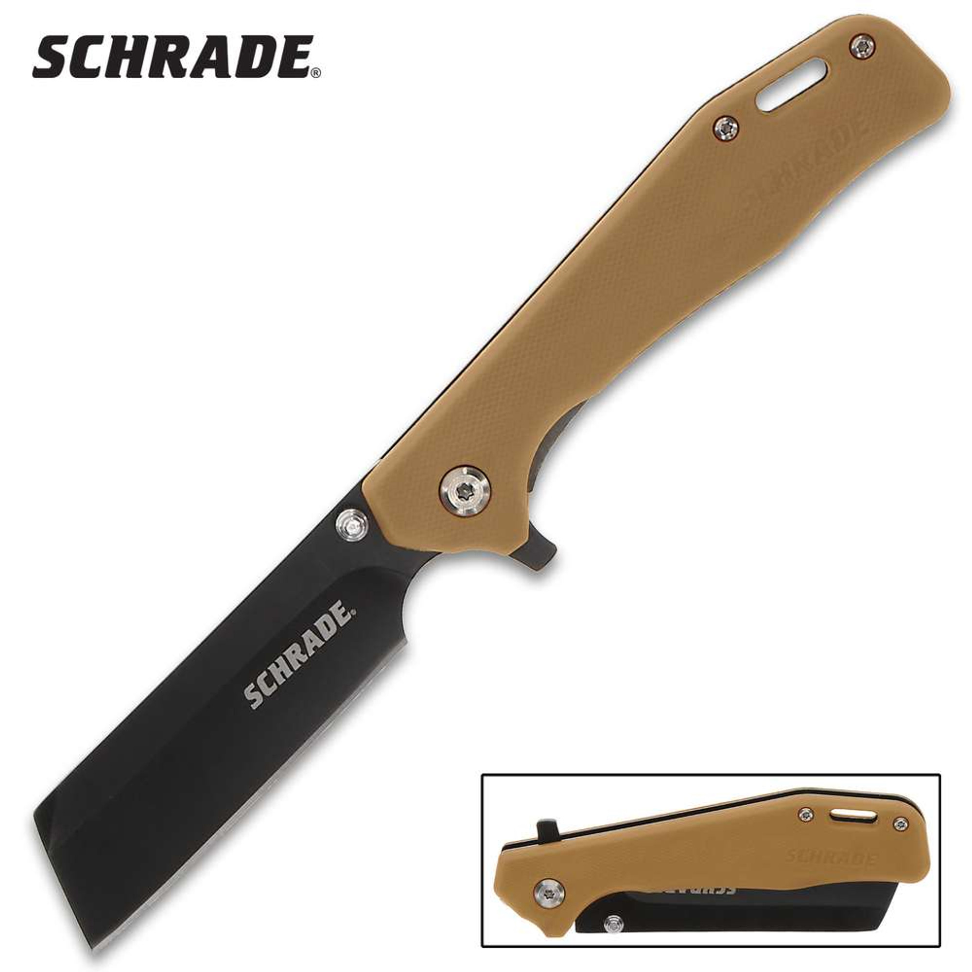 Schrade Ultra Glide Cleaver Pocket Knife