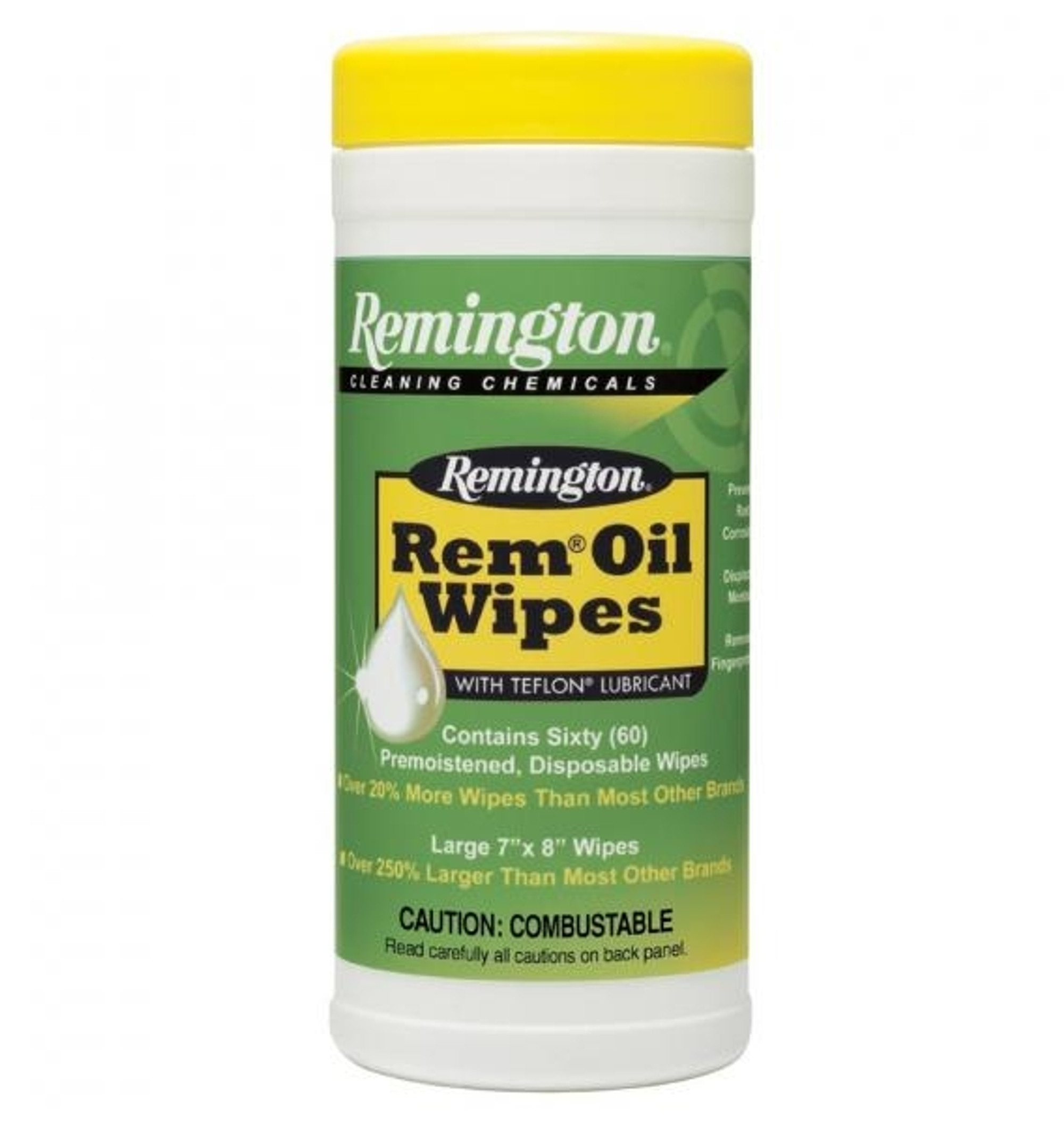 REM Oil Wipes 60 Per/Canister