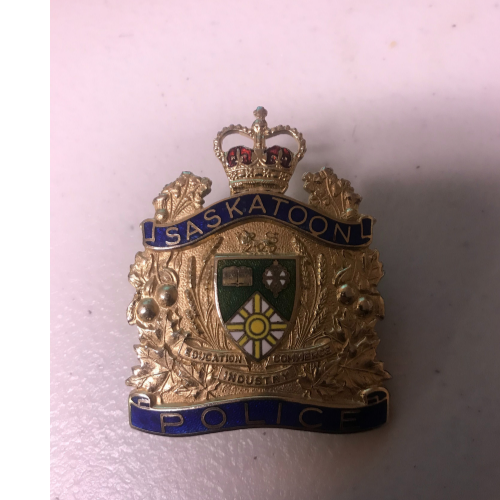 Saskatoon Police Cap Badge