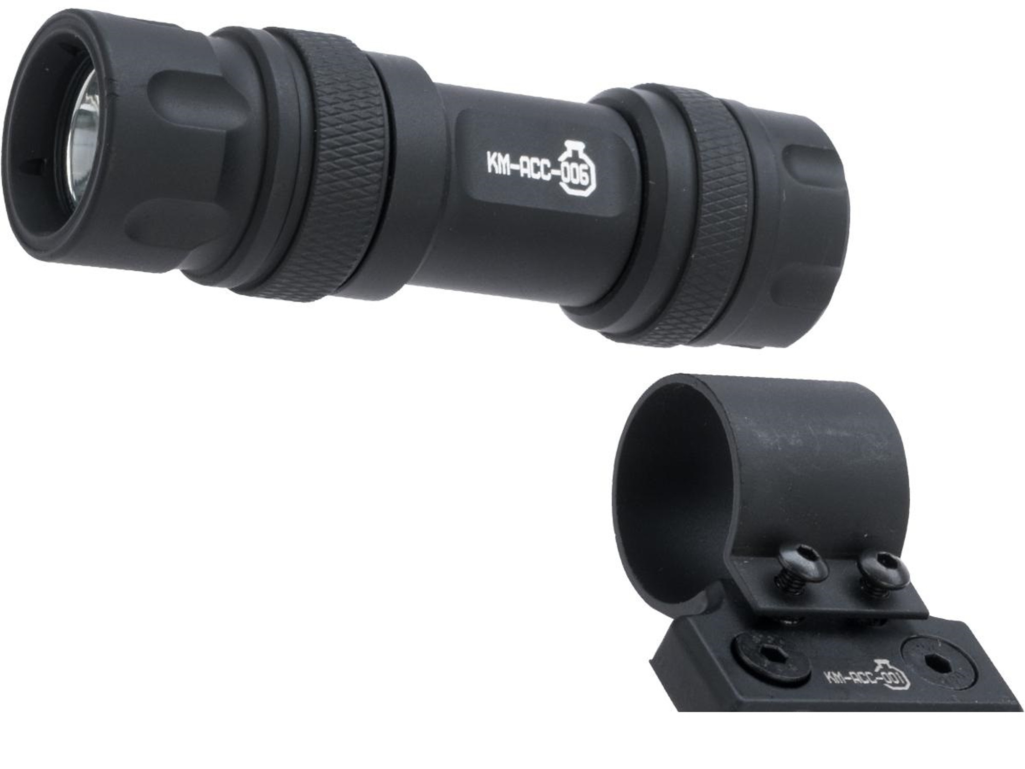 ARES Offset Flashlight / Laser Ring Mount for Rail Systems (Type: Light / KeyMod)