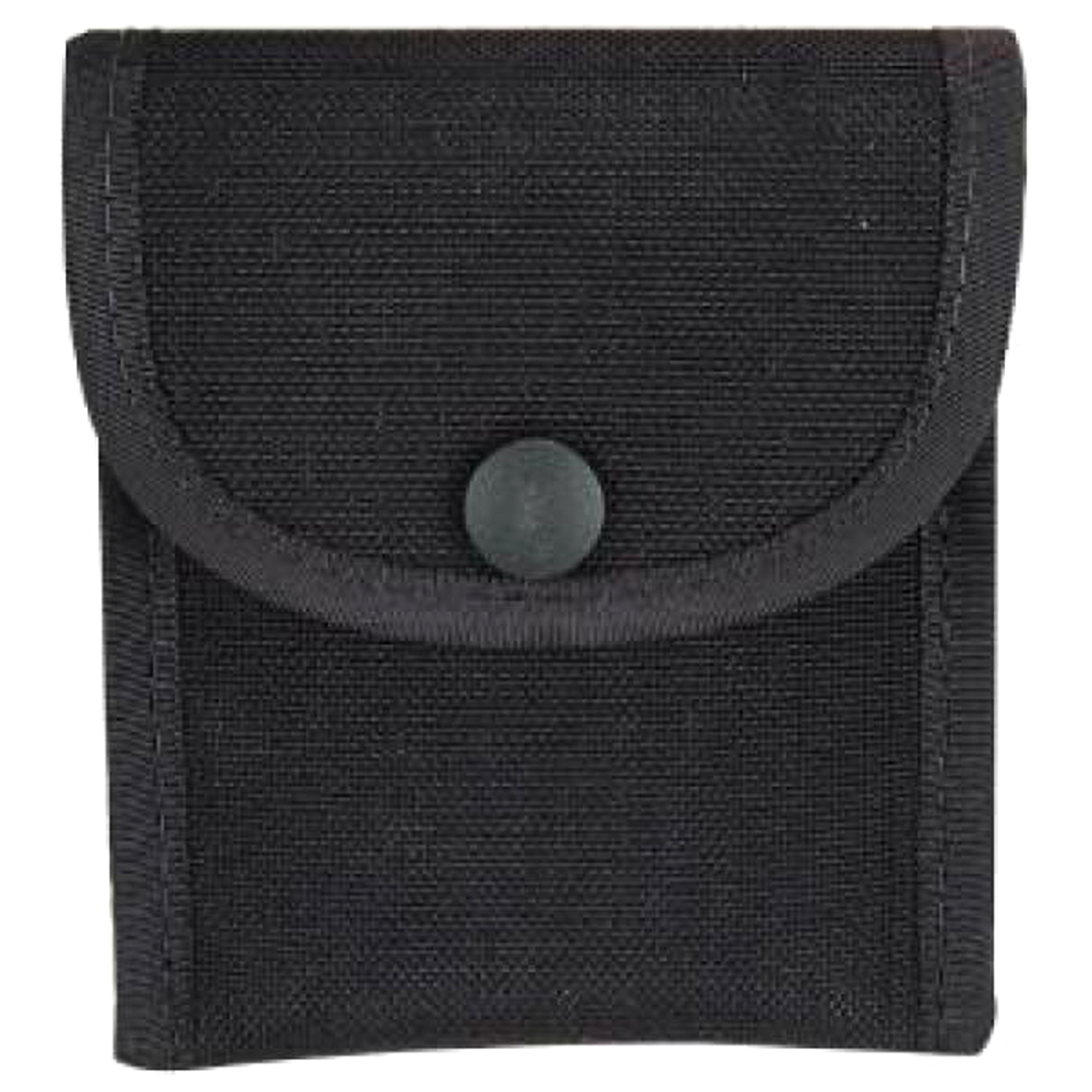 Latex Glove Pouch Single Snap Close Black