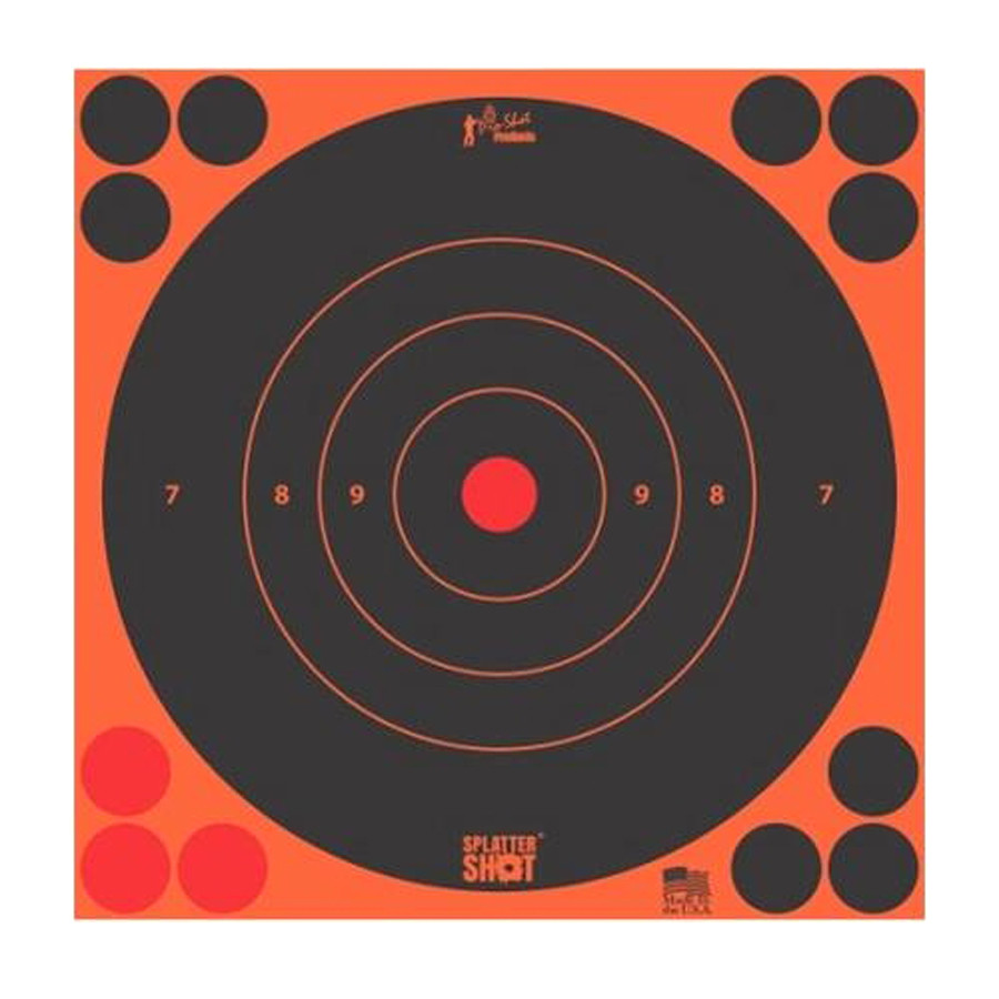 Splatter Shot 8" Orange Target 6/Pkg