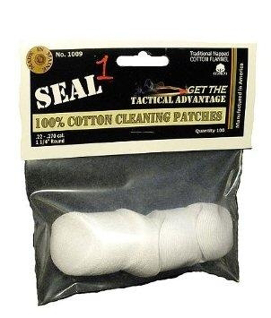 22-270 1.1/4" Cotton Cleaning Patches 100 Per/Bag