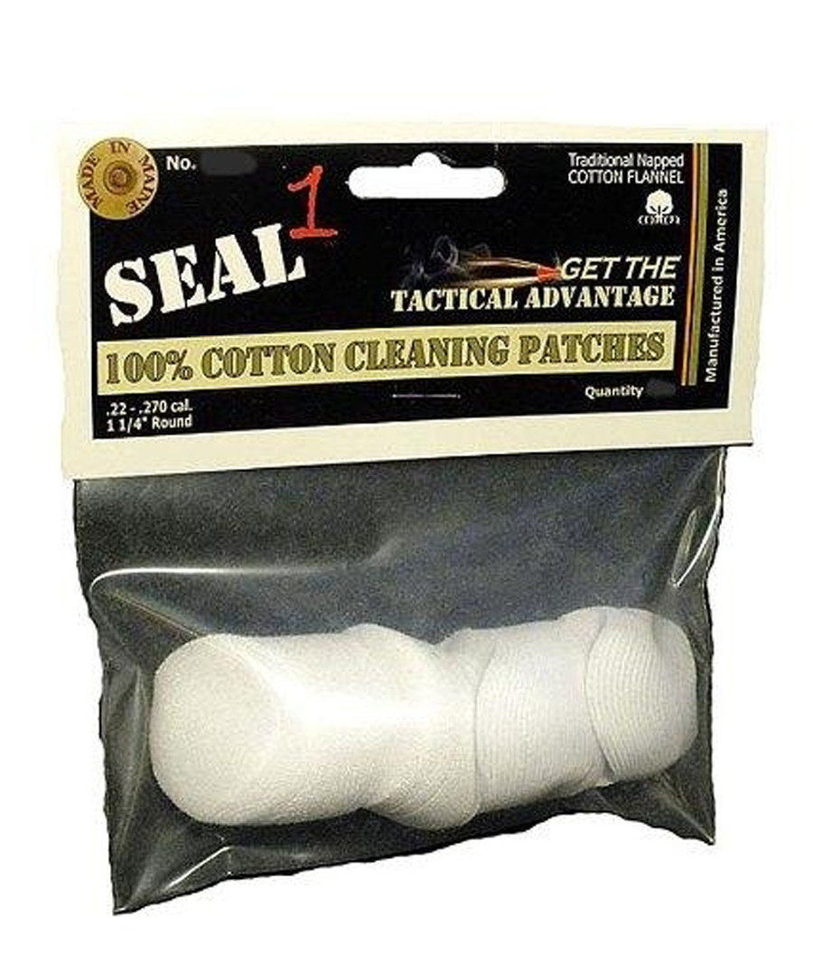 22-270 Cal Cotton Cleaning Patches 1000 Per/Bag