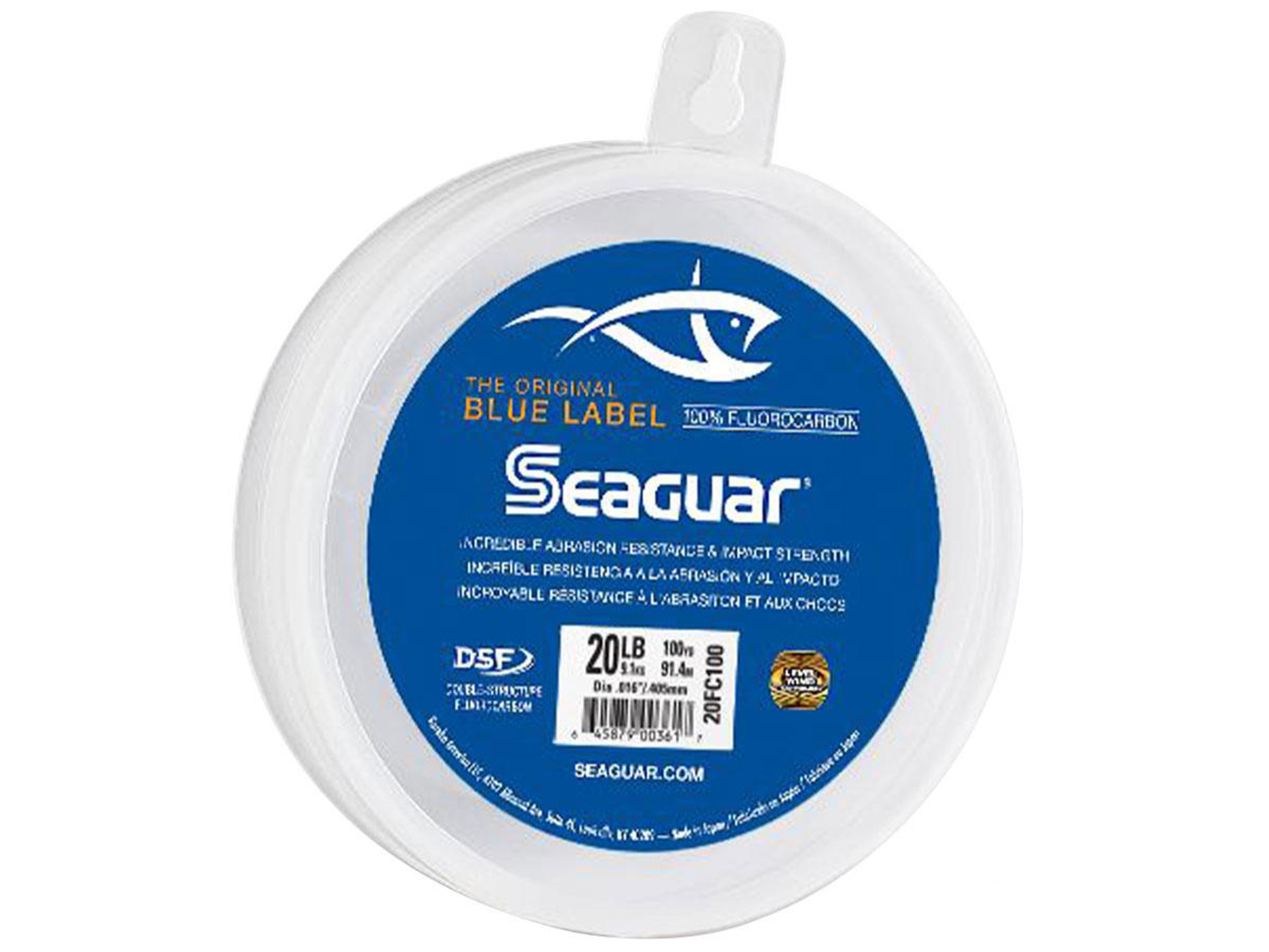 Seaguar Blue Label Fluorocarbon Leader Material (Model: 80FC25)