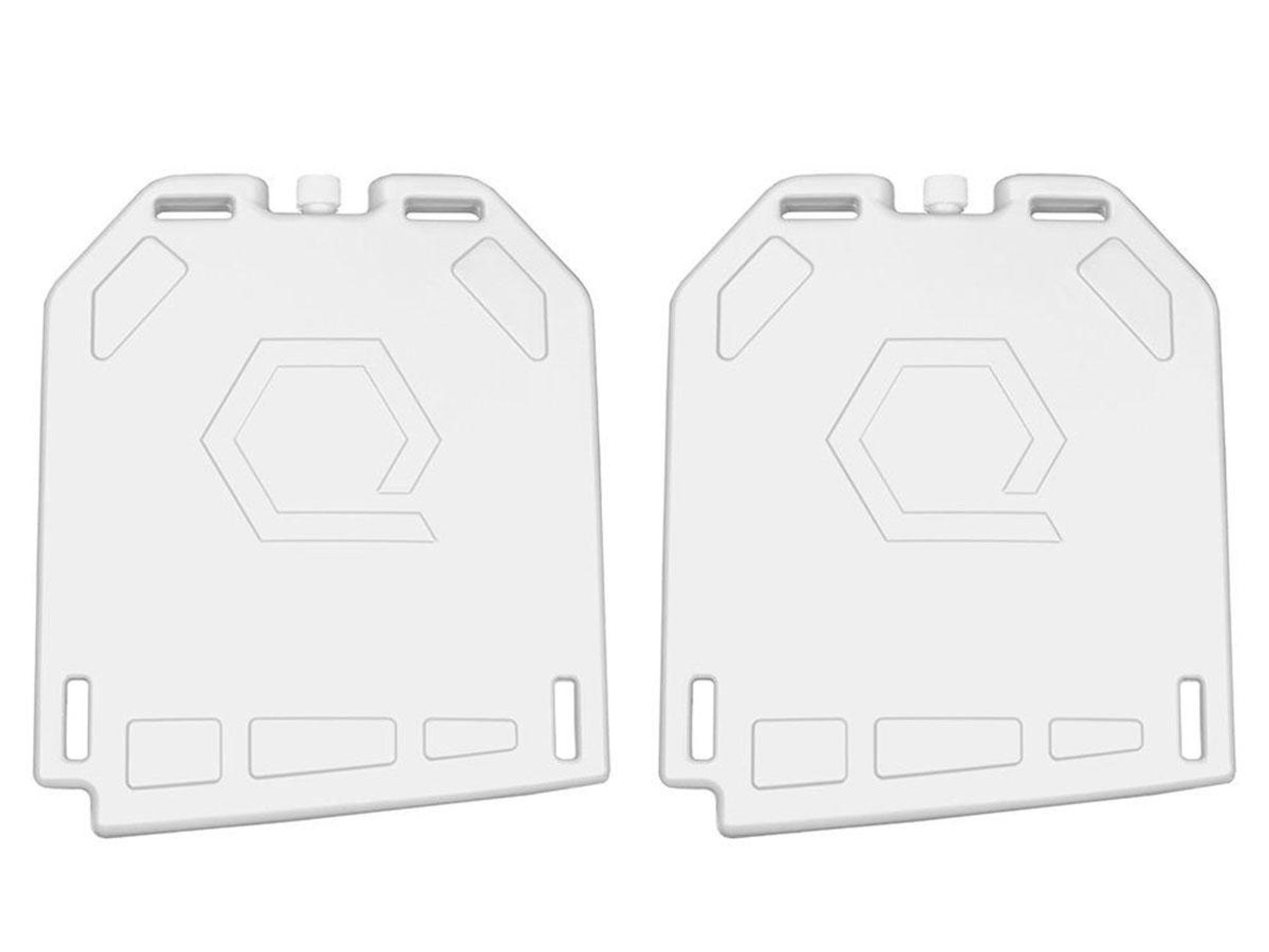 Qore Performance IcePlate Cooling Plate No Hose (Color: White - 2 Pack)
