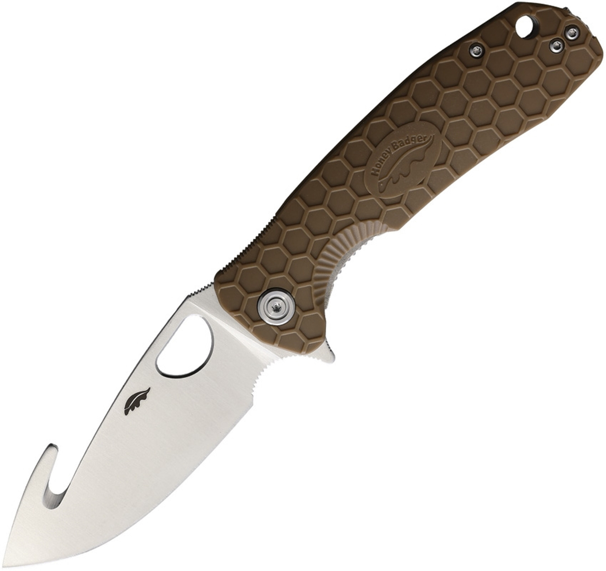 Large Hook Linerlock Tan