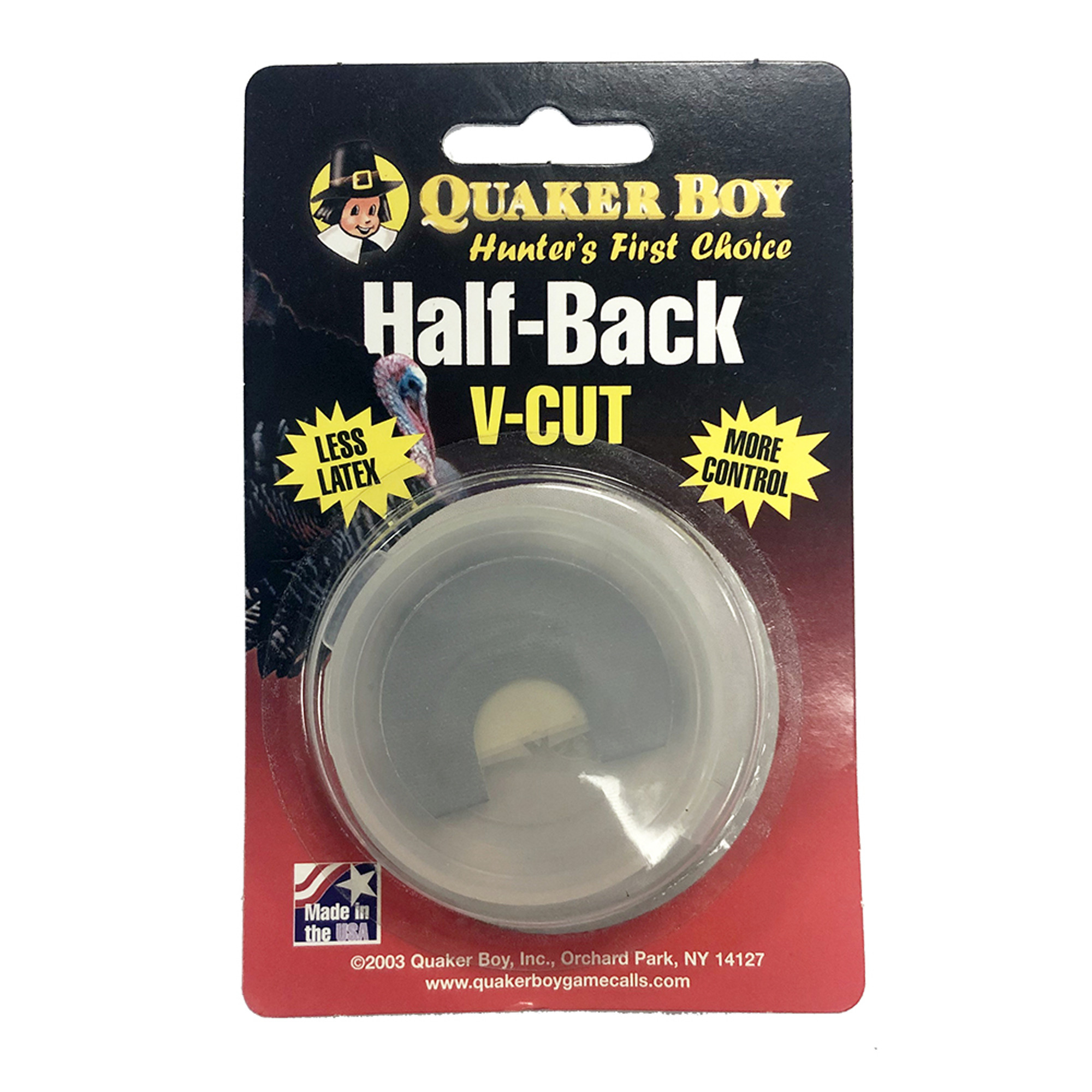 Half Back V-Cut Diaphragm Call