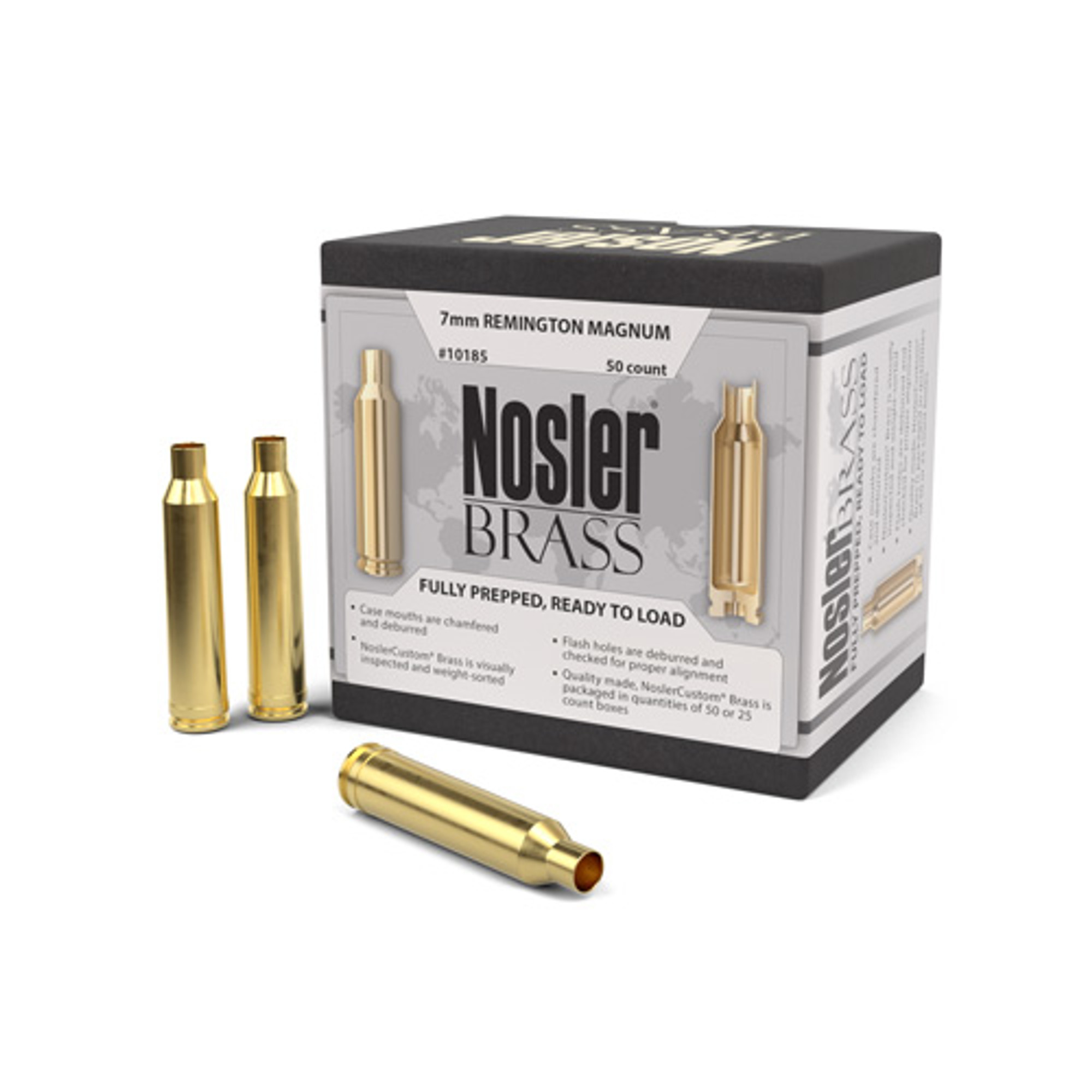 Nosler 7Mm Rem Mag Brass 50 Per Box