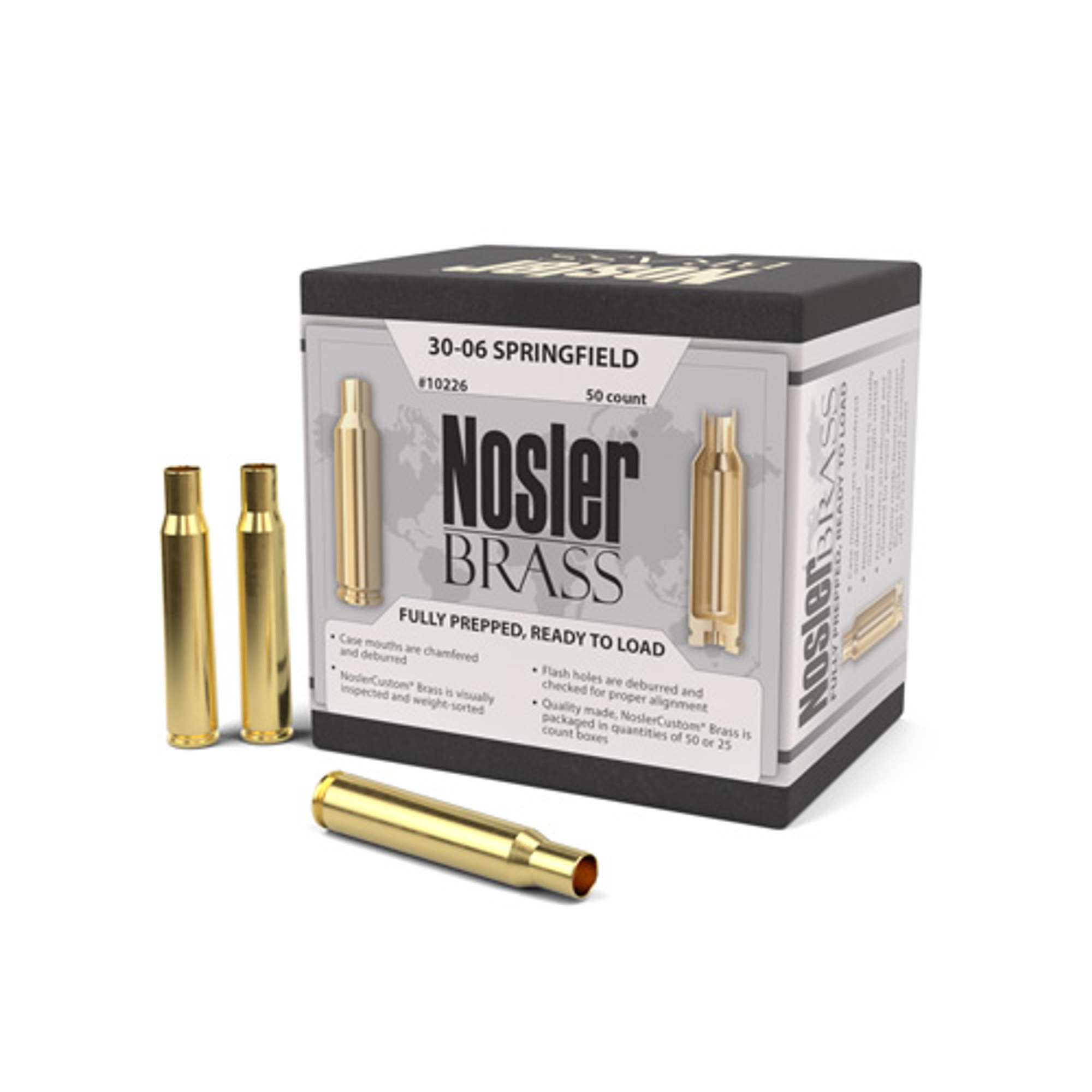 Nosler 30-06 Brass 50 Per Box