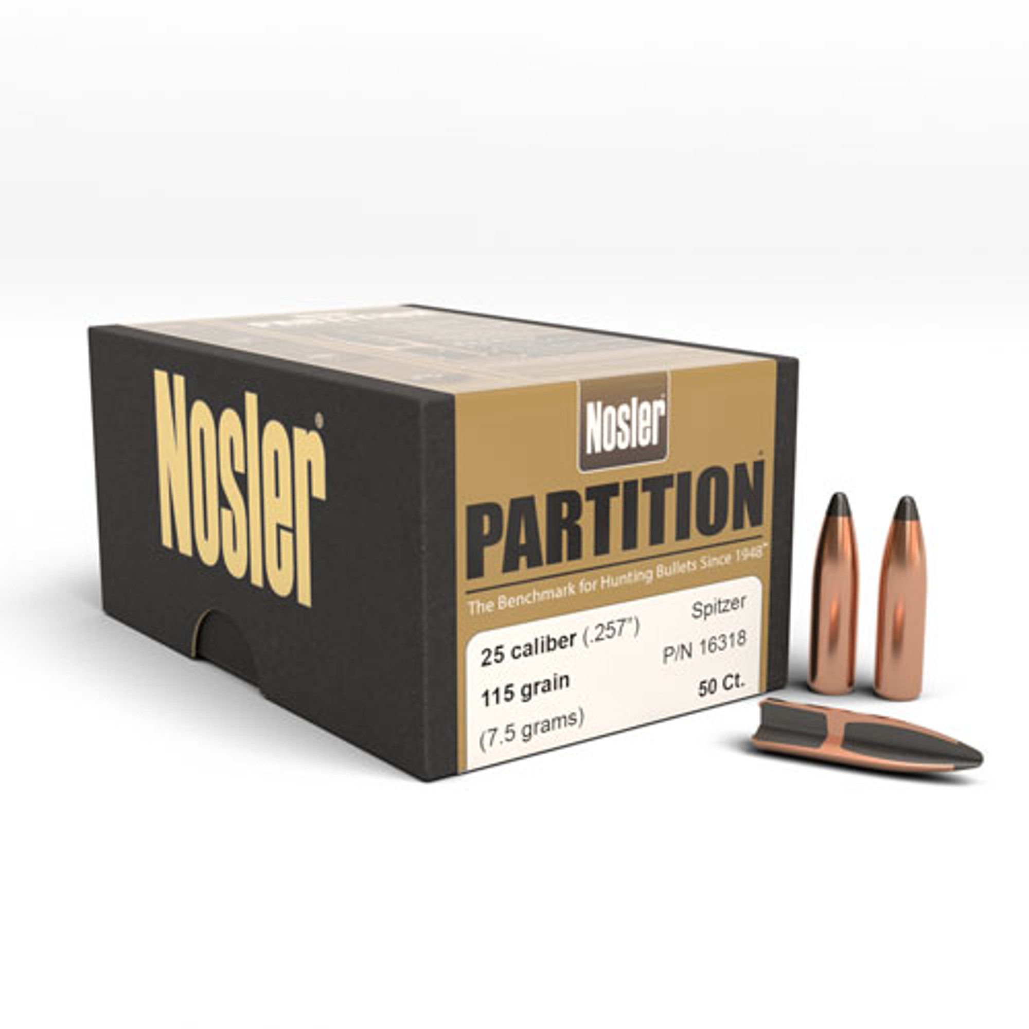 .257 Dia 115Gr Spitzer Partition