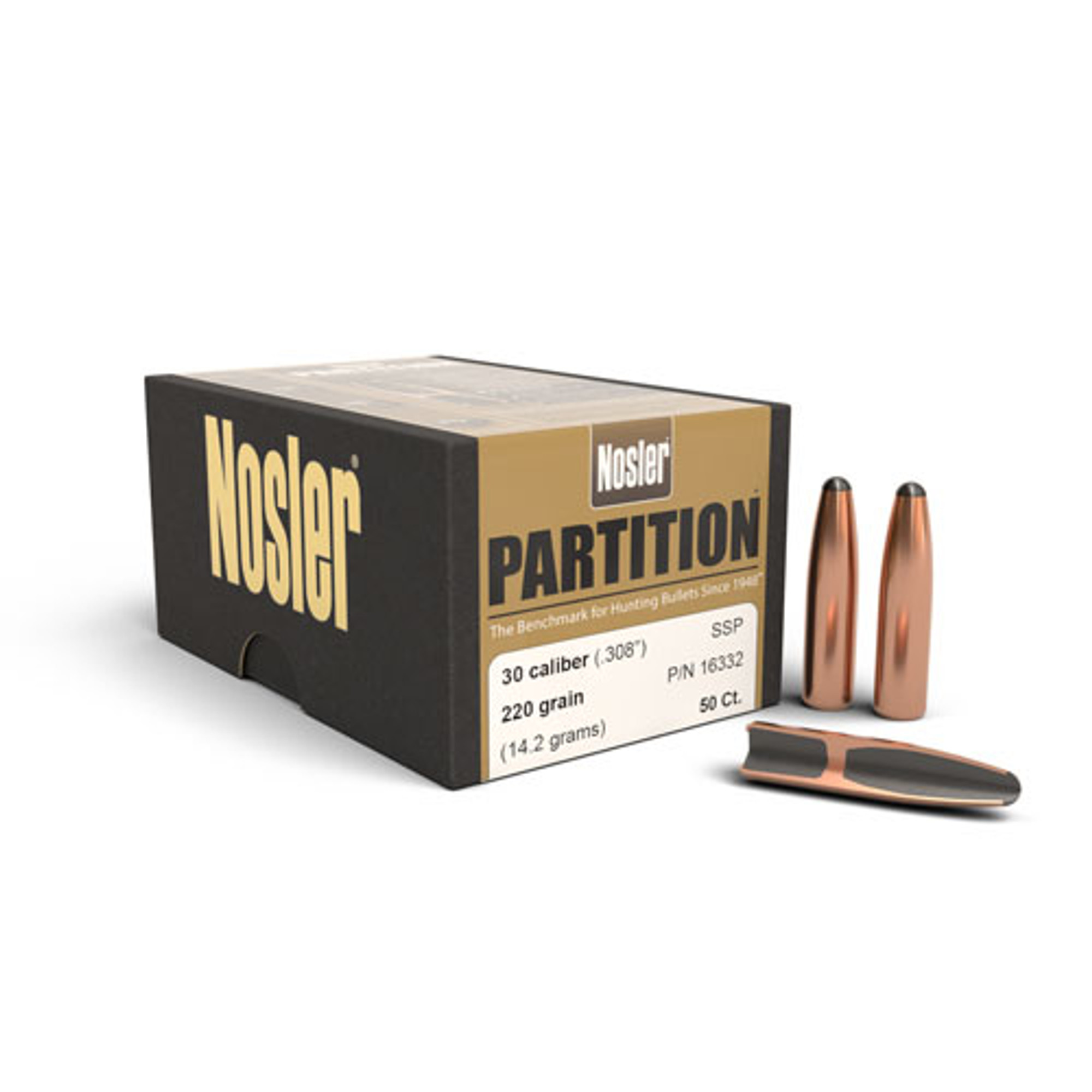 .308 Dia 220Gr Semi-spitzer Partition