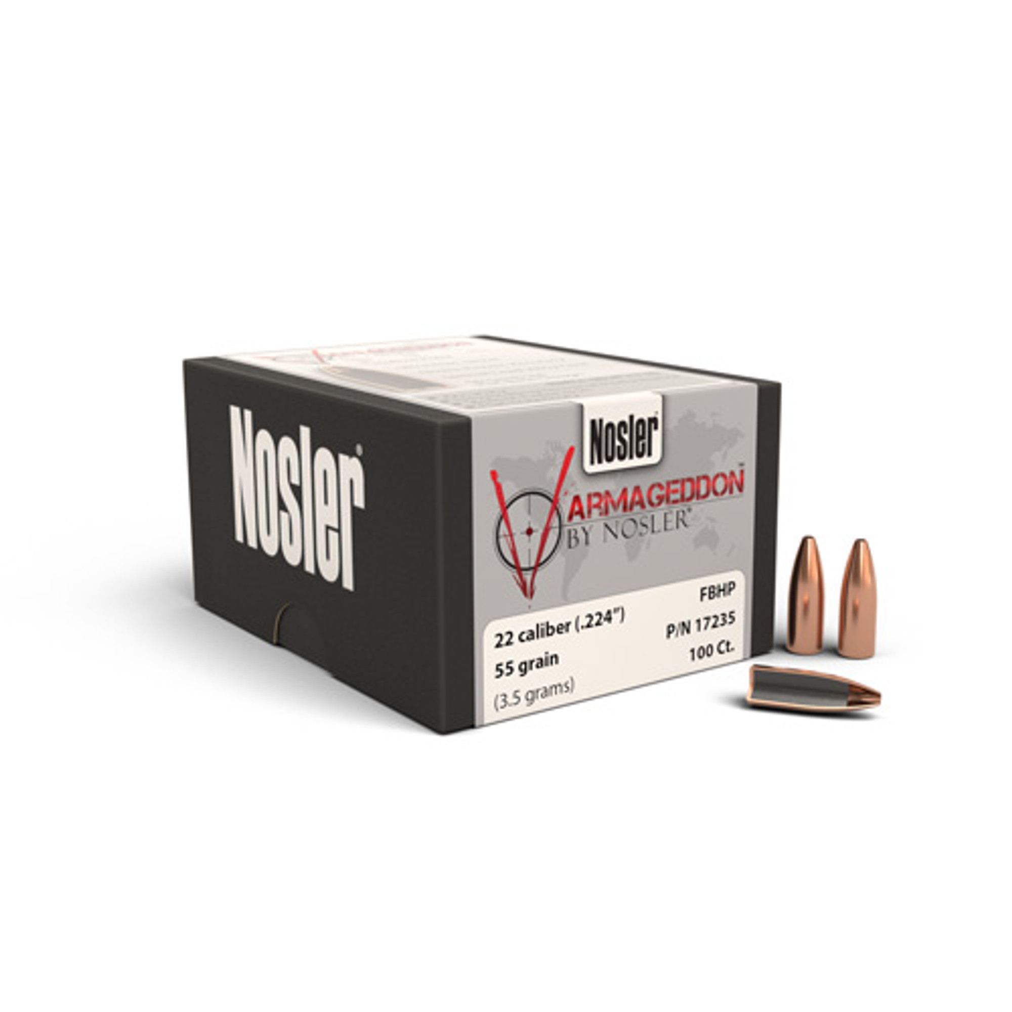 .224 Dia 55Gr Varmageddon Fbhp 100/Box