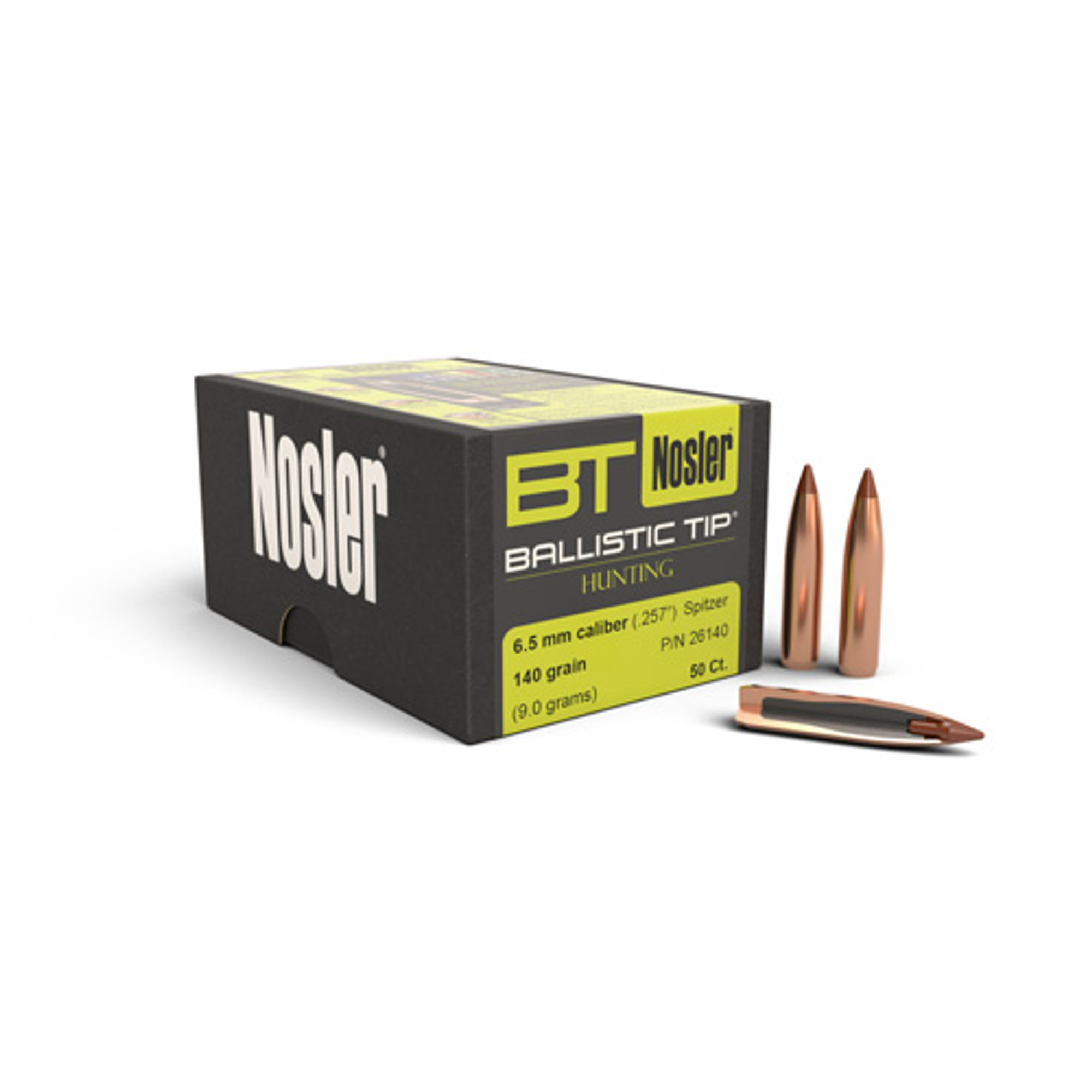 .264 Dia 140Gr Ballistic Tip