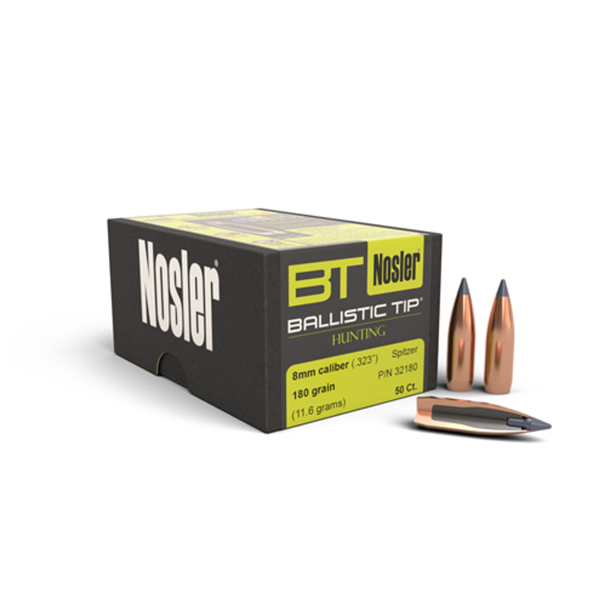 .323 Dia 180Gr Ballistic Tip