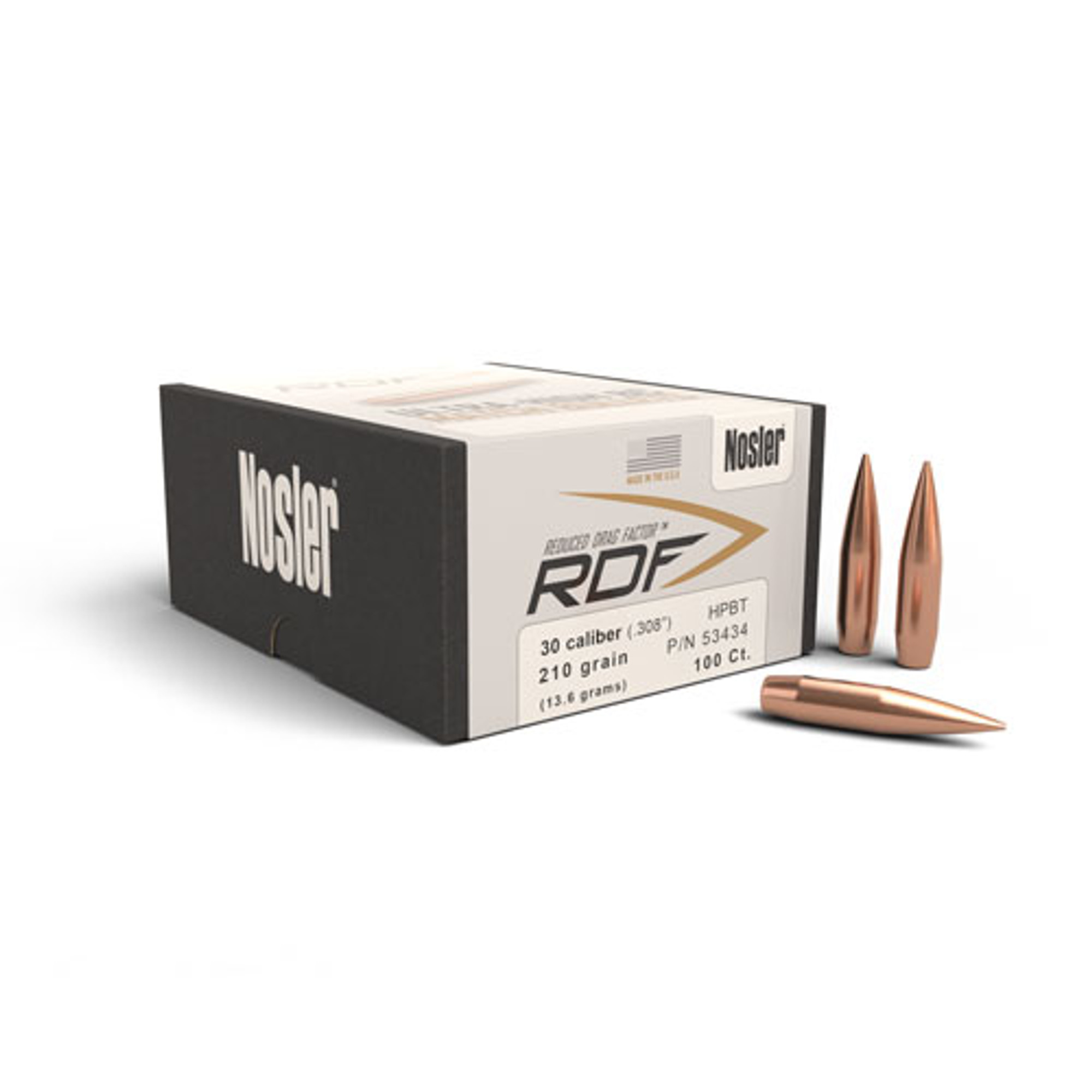 .308 Dia Rdf 210Gr Hpbt 100 Per Box