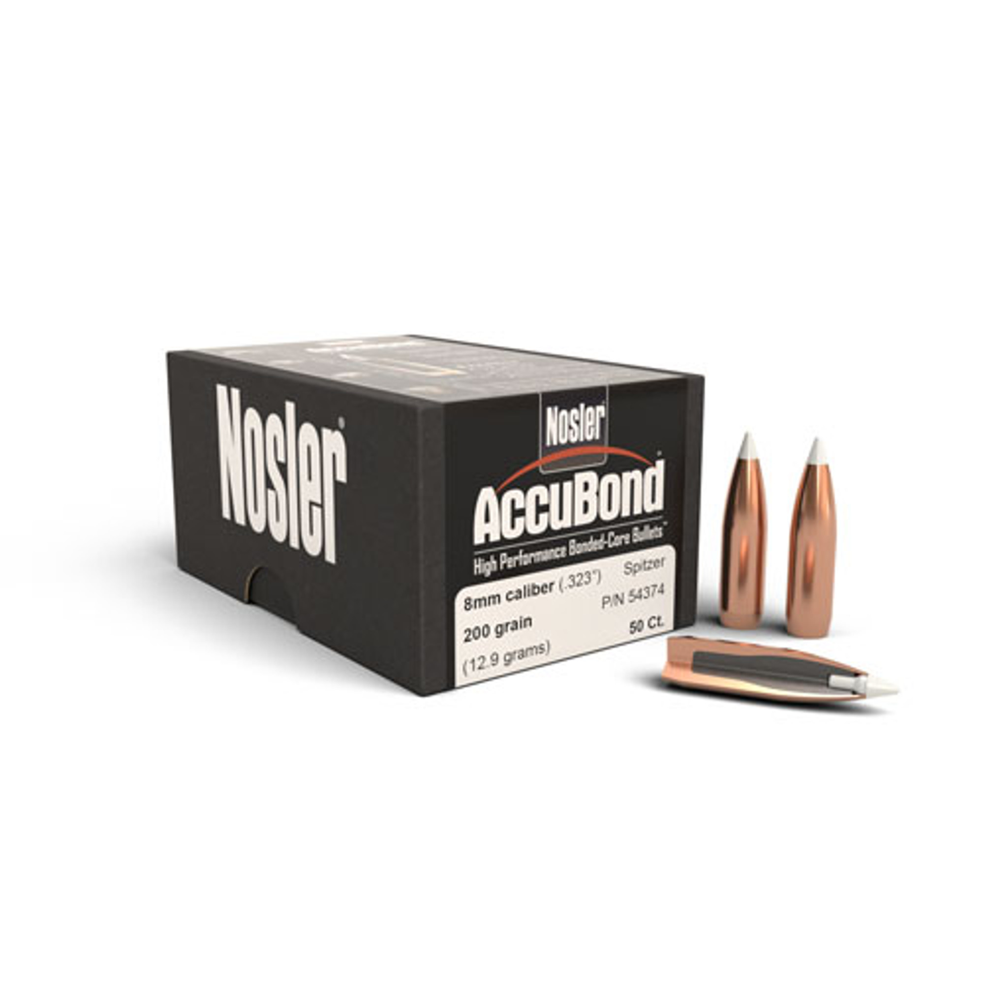 .323 Dia 200Gr Accubond Spitzer