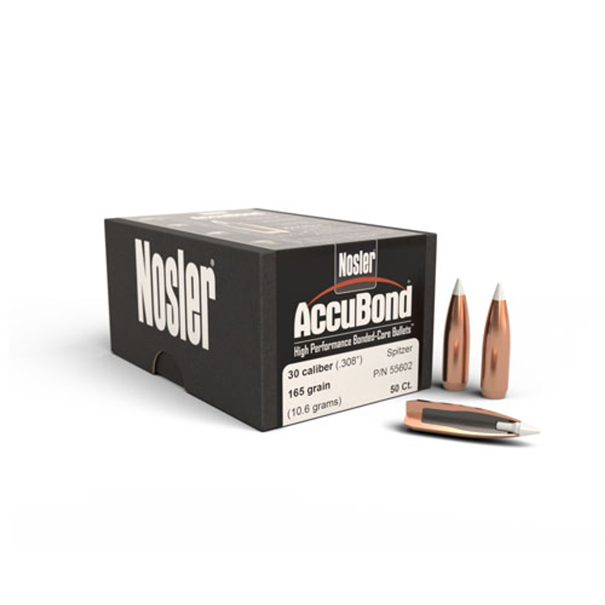 .308 Dia 165Gr Accubond Spitzer