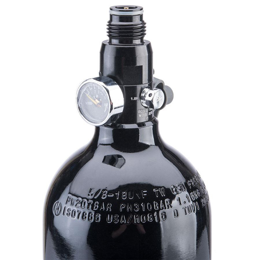 Tippmann 48/3000 Aluminum Compact HPA System Air Tank with Regulator