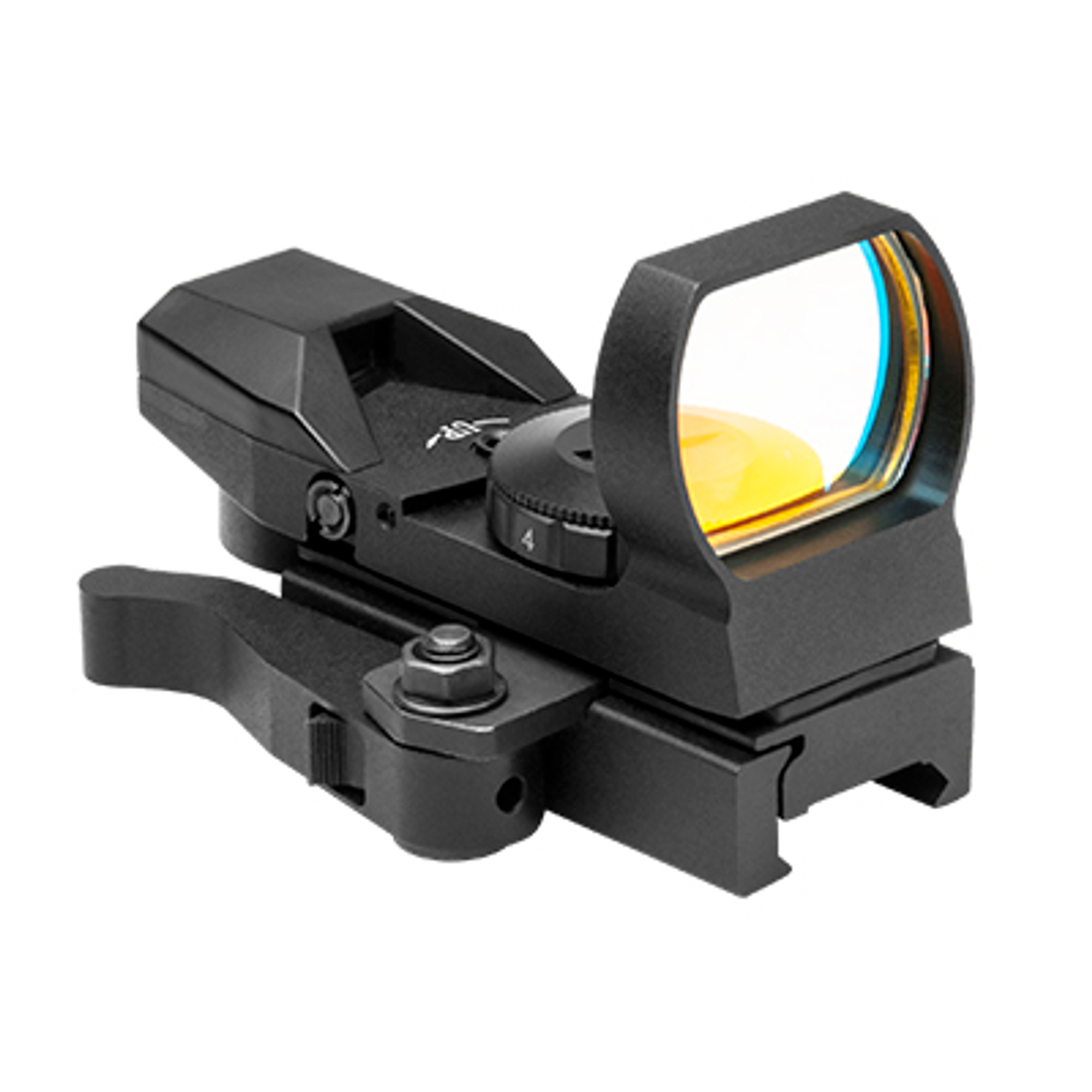 VISM LED 4 Reticle Red Dot Reflex Sight w/ QR Mount