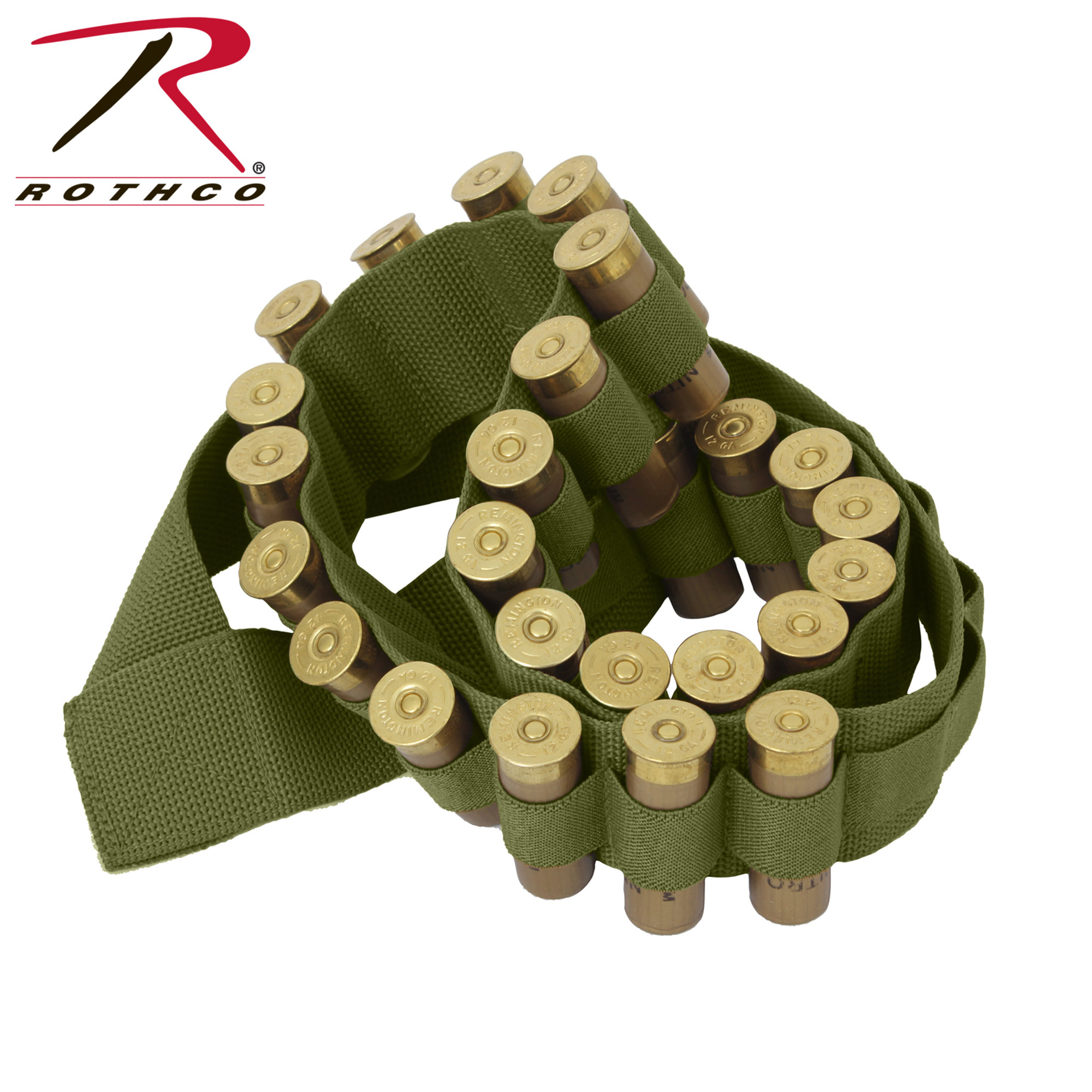 Rothco Shotgun Shell Bandolier - Olive Drab