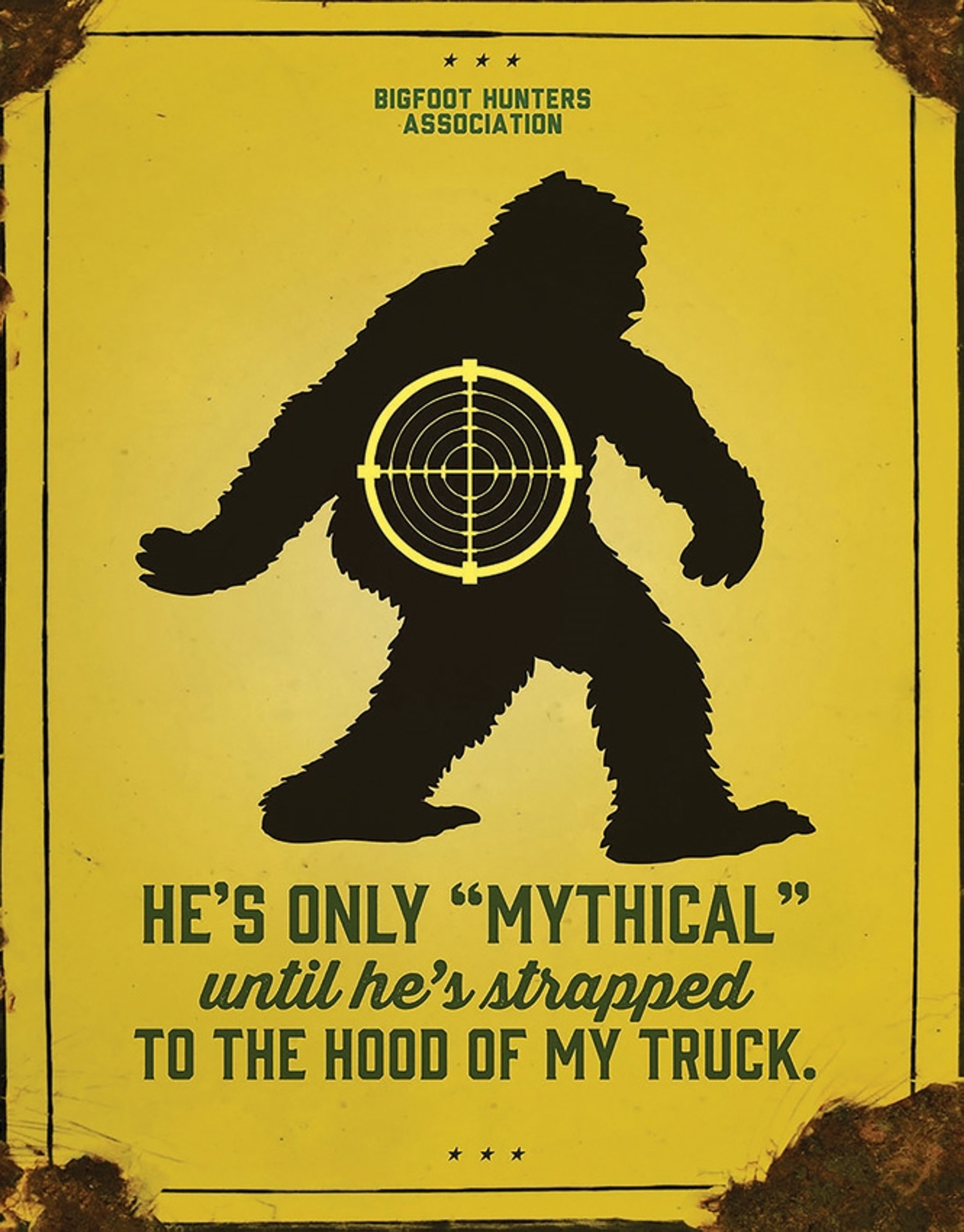 Sasquatch Mythical Sign