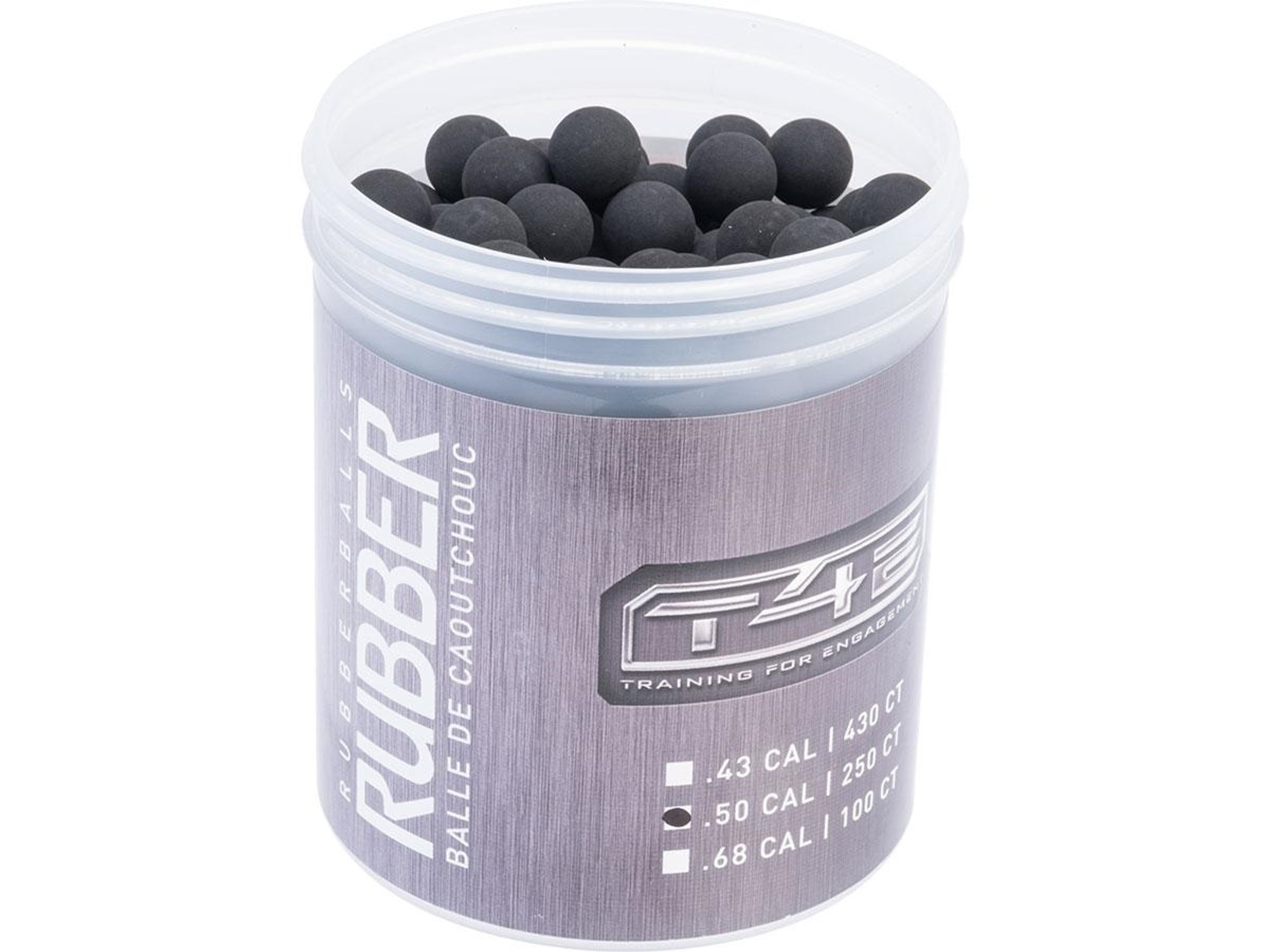 T4E Training for Engagement Rubber Ball Training Munitions (Caliber: .50 / 250 Rounds)