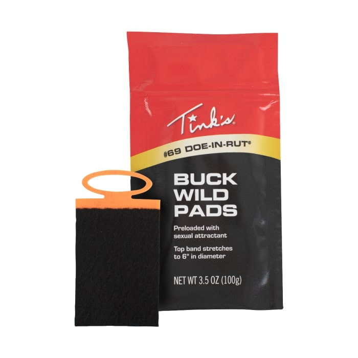 69 Buck Wild Pre-soaked Scent Pads 5Pk