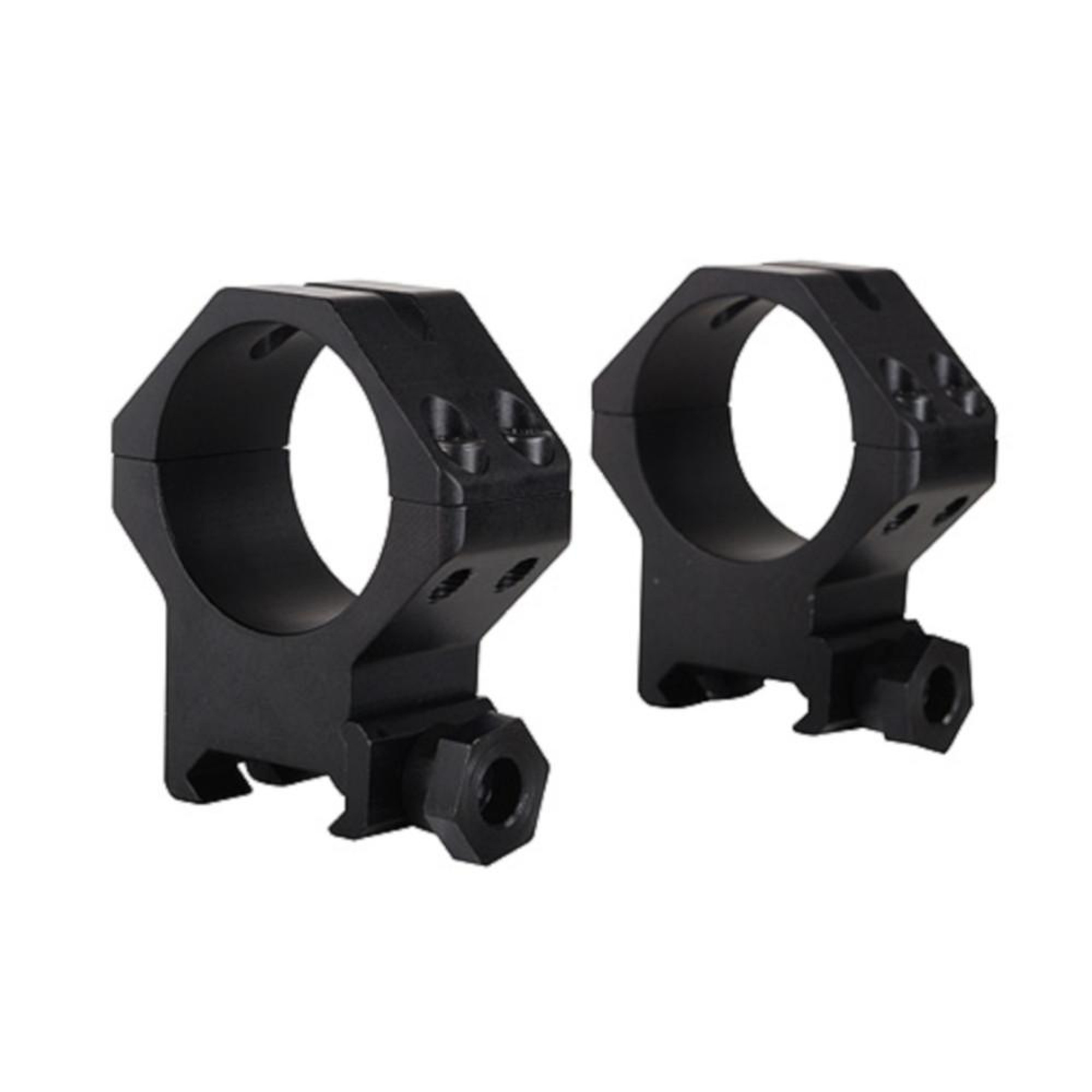Four Hole Tactical Rings 30Mm High Matte