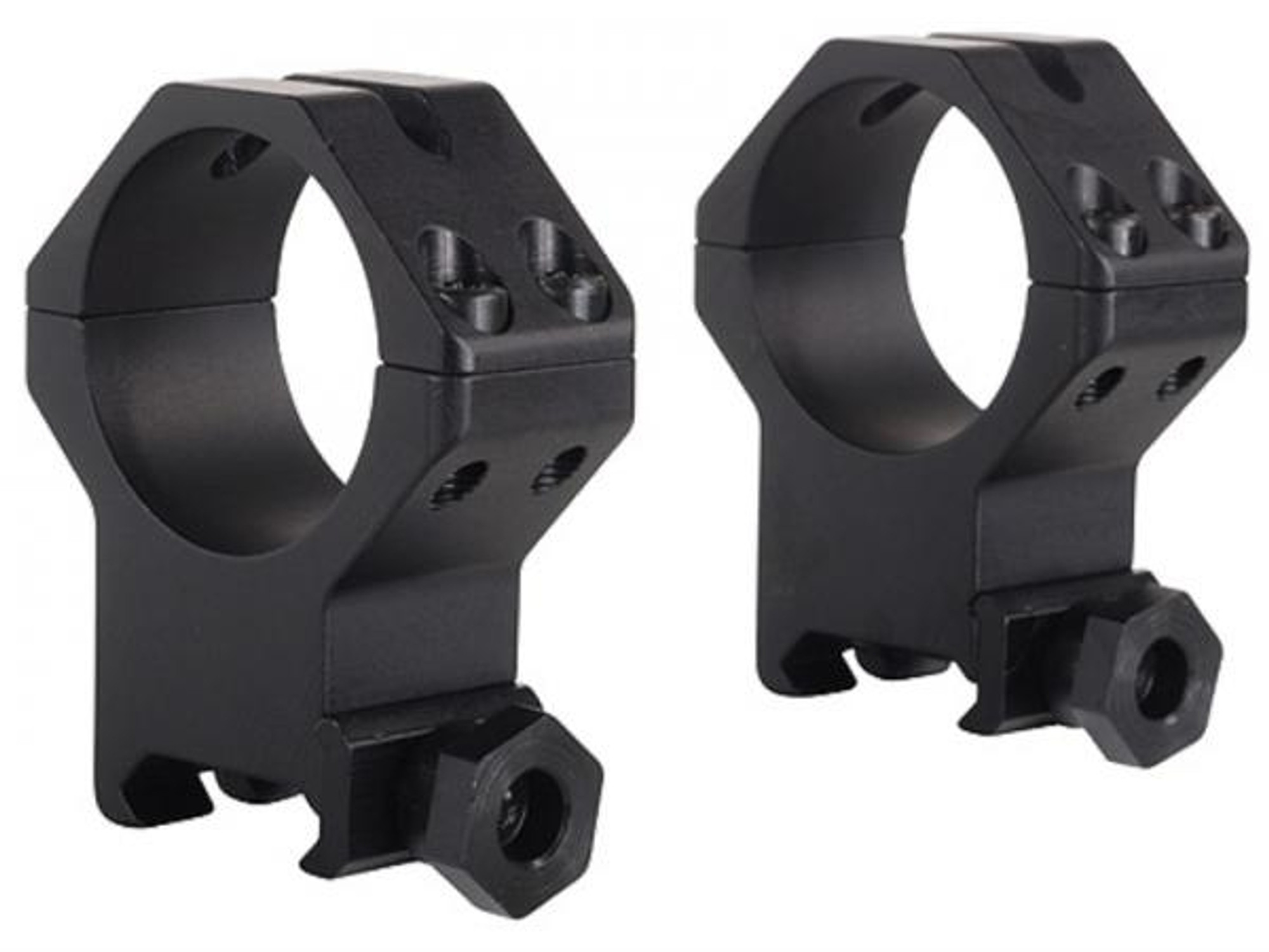 Four Hole Tactical Rings 30Mm X-high Matte