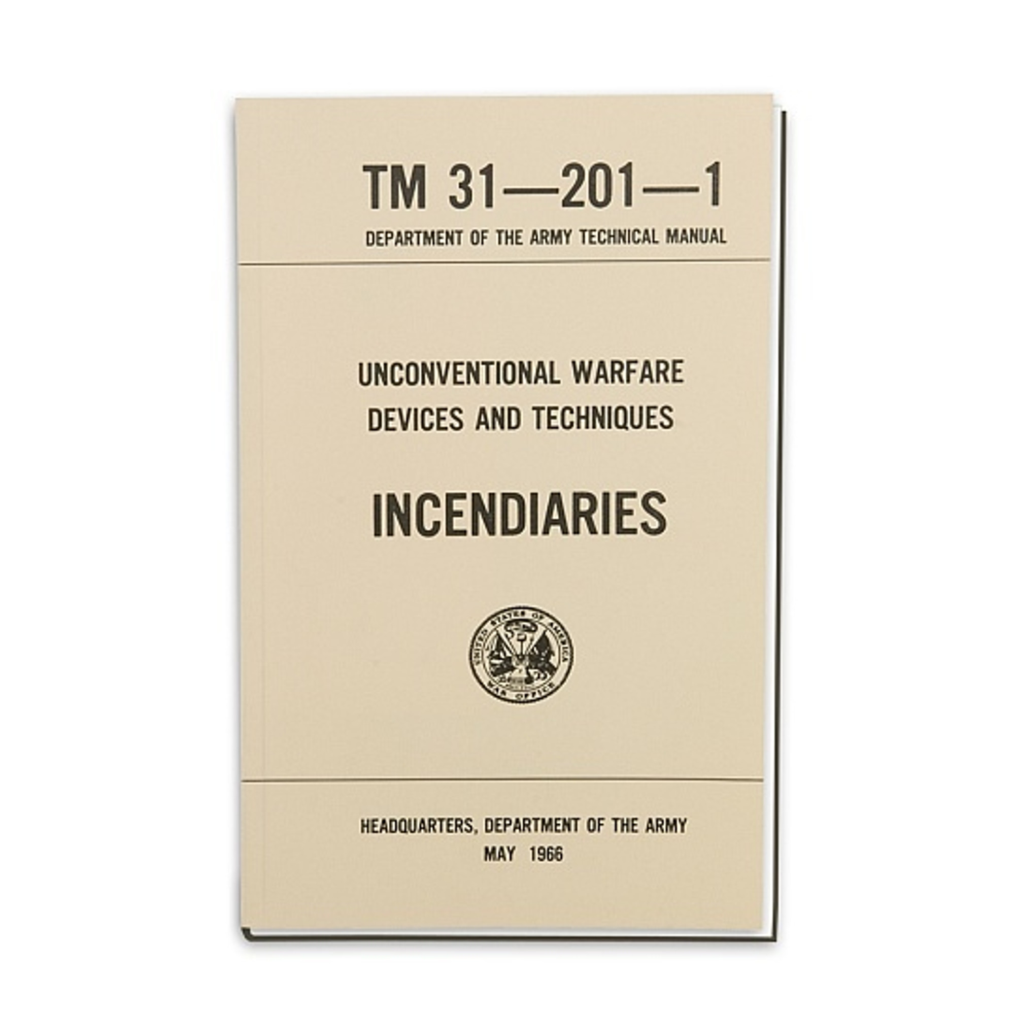 Military Manual - Army Technical Incendiaries