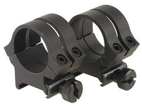 Quad-lock 1" High Rings Blk