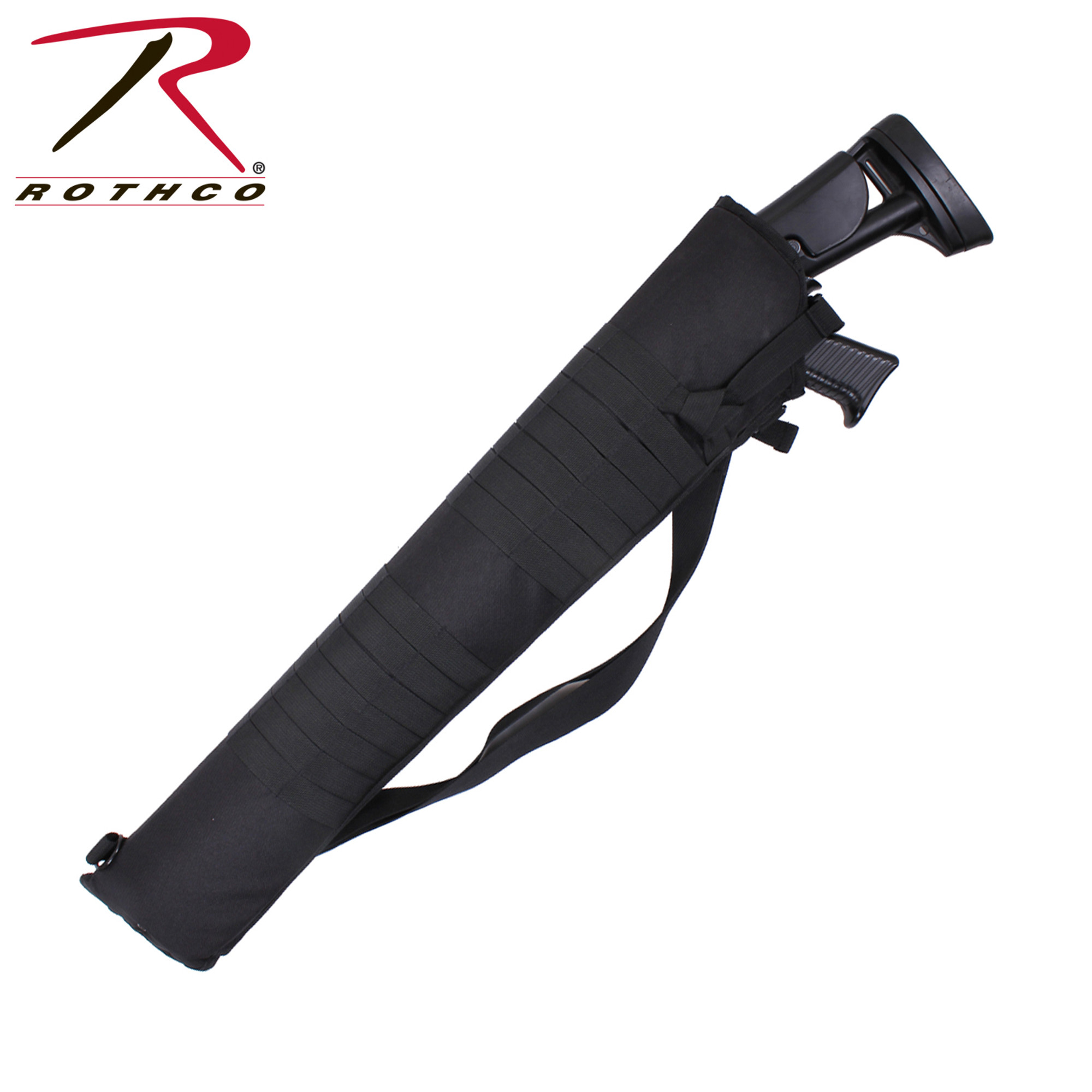 Rothco Tactical MOLLE Shotgun Scabbard - Black