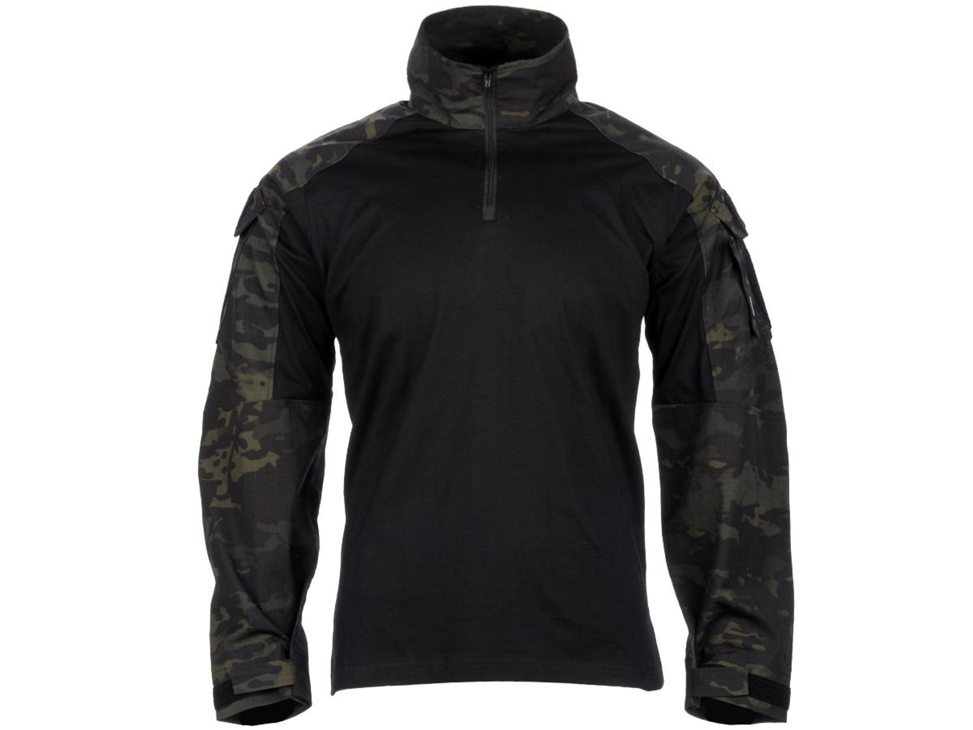 EmersonGear Blue Label 1/4 Zip Tactical Combat Shirt (Color: Multicam Black / X-Large)