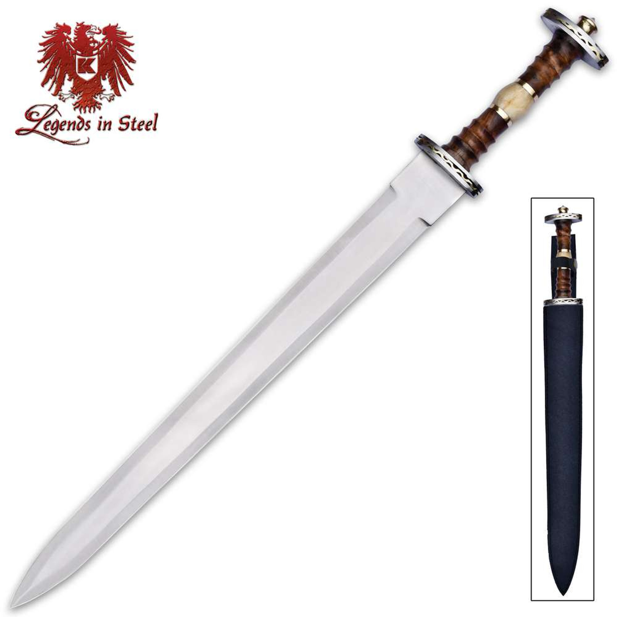 Legends In Steel Coliseum Sword And Scabbard