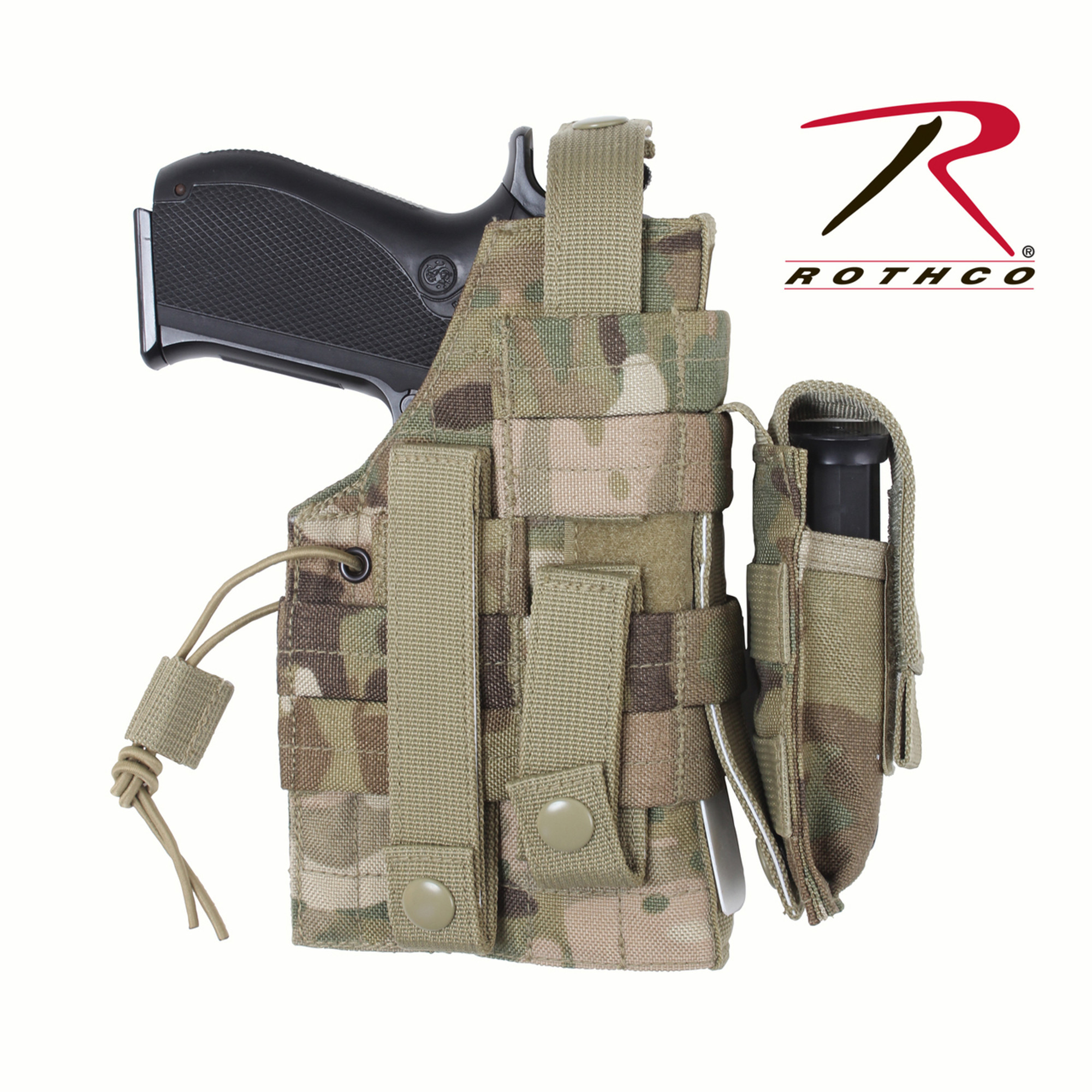 Rothco MOLLE Modular Ambidextrous Holster - MultiCam