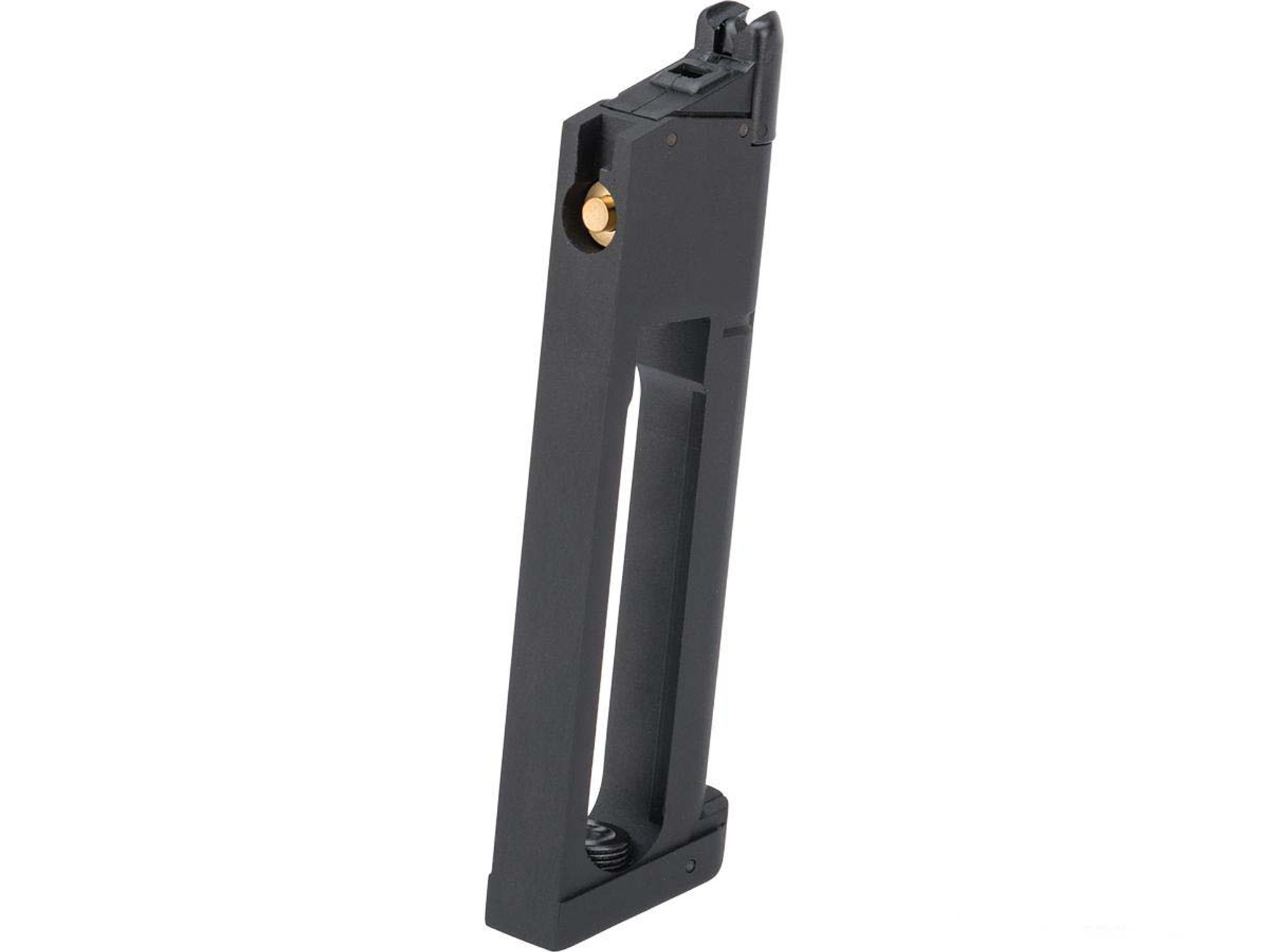 KJW 25 Round Magazine for KJW 1911 Gas Blowback Airsoft Pistols (Color: Black / CO2 / Slim Plate)