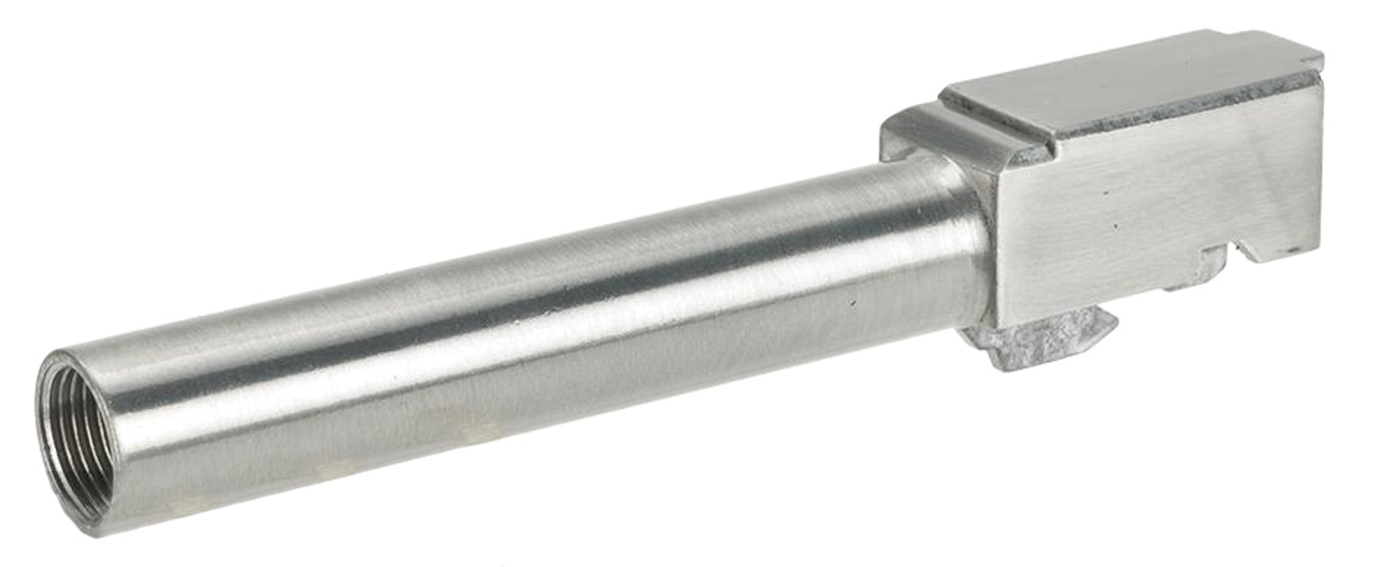 Metal Outer Barrel for APS ACP Series Airsoft Gas Blowback GBB Pistols - Stainless