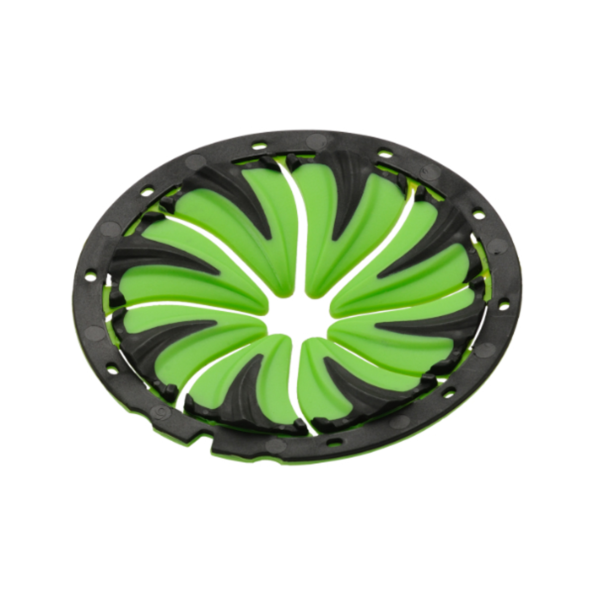 Dye Rotor Paintball Loader Quick Feed - Black/Lime