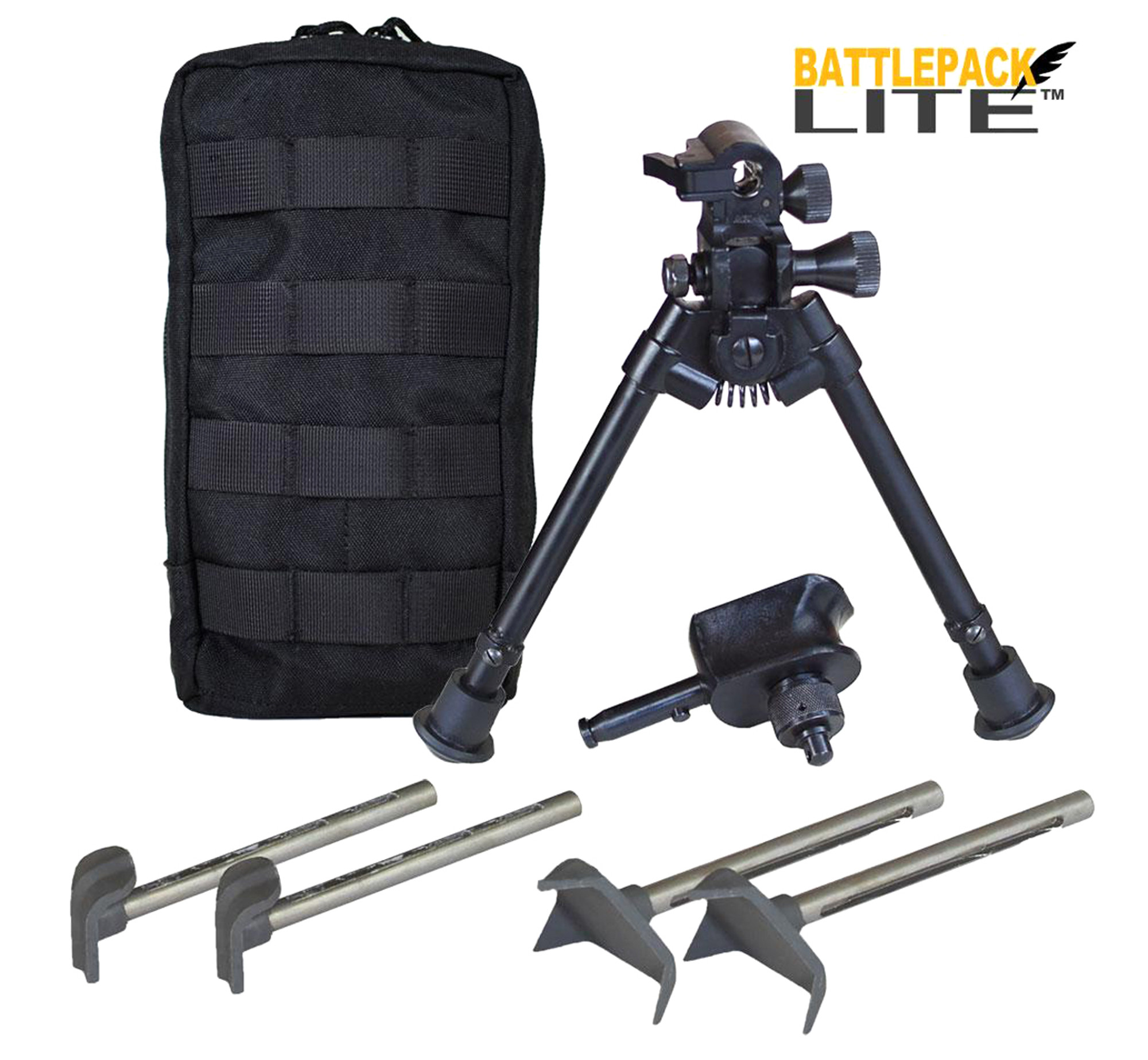 Versa-Pod Tactical Bipod (Model: BattlePack LITE 50 Series - 9" to 12")