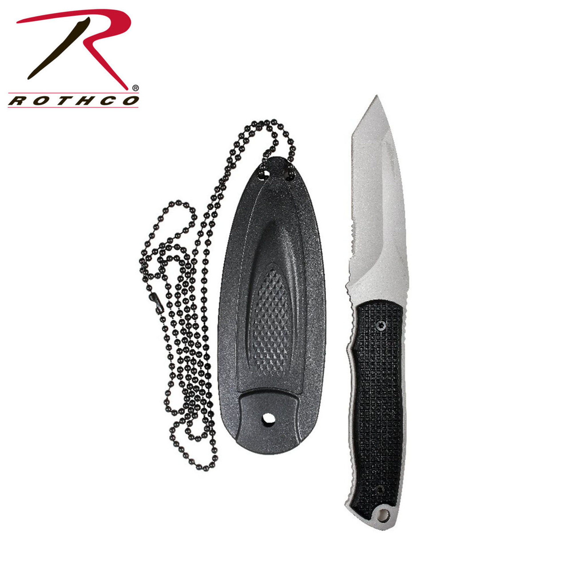 Rothco Neck Knife With Sheath