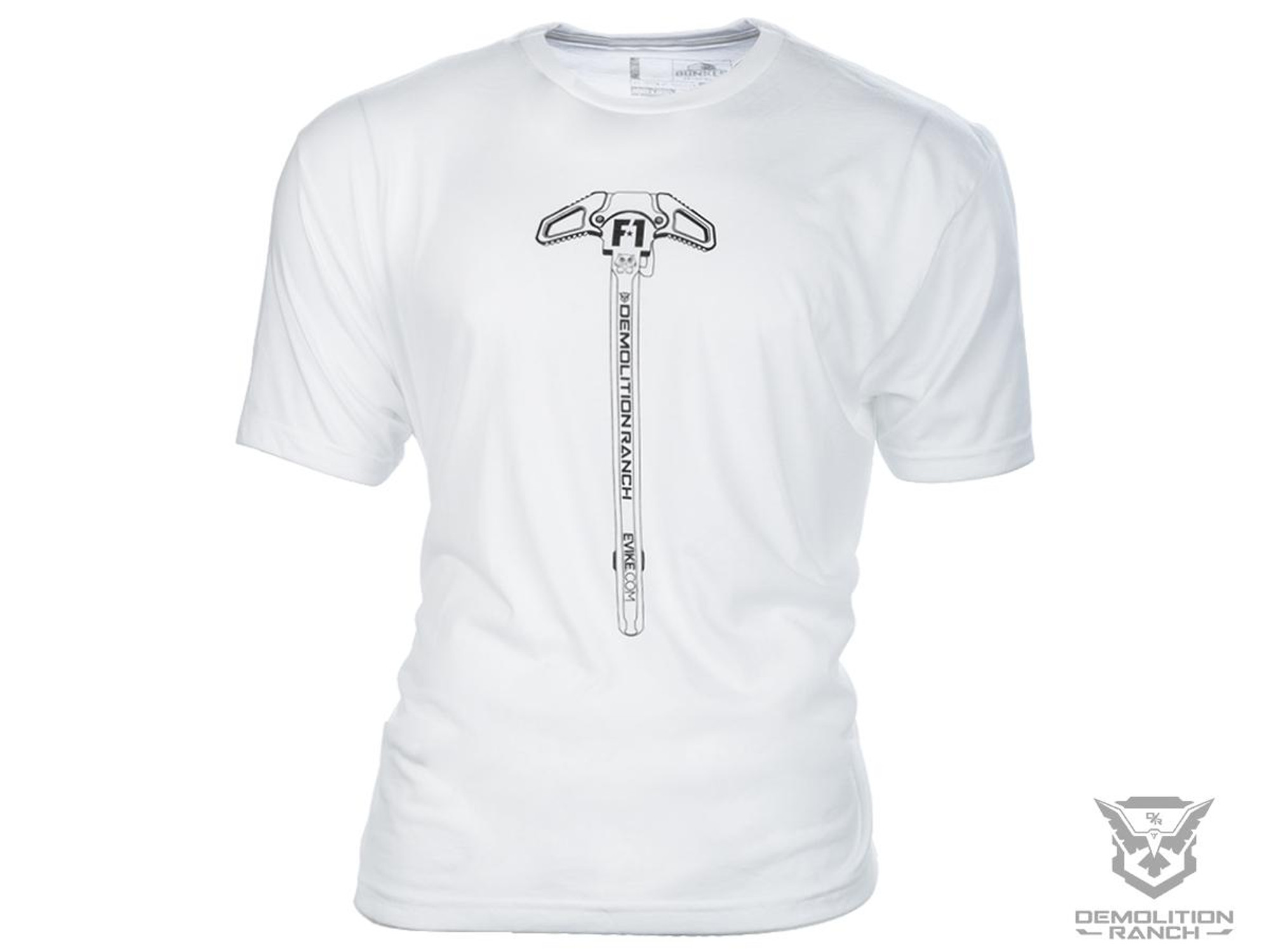 Bunker Branding Co. Demolition Ranch "Charging Handle" White T Shirt