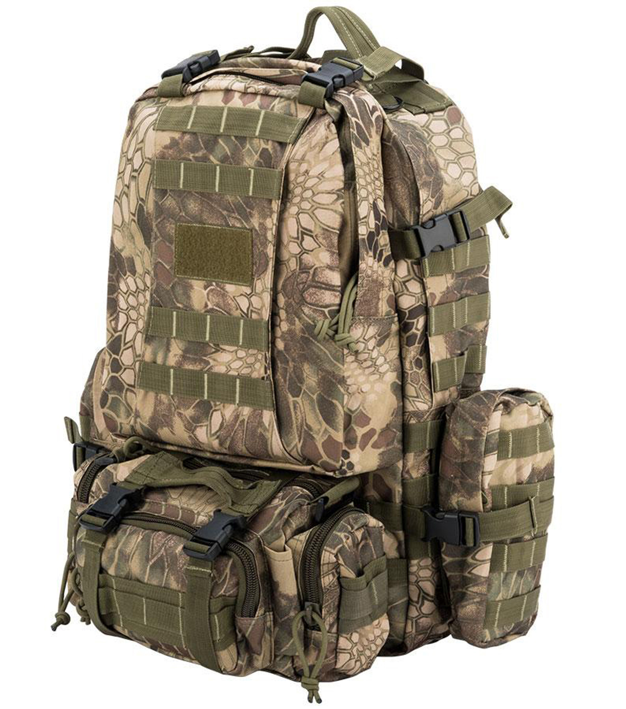 Tac Crew 3-Day Mission Backpack (Color: Kryptic Camo) - Hero Outdoors